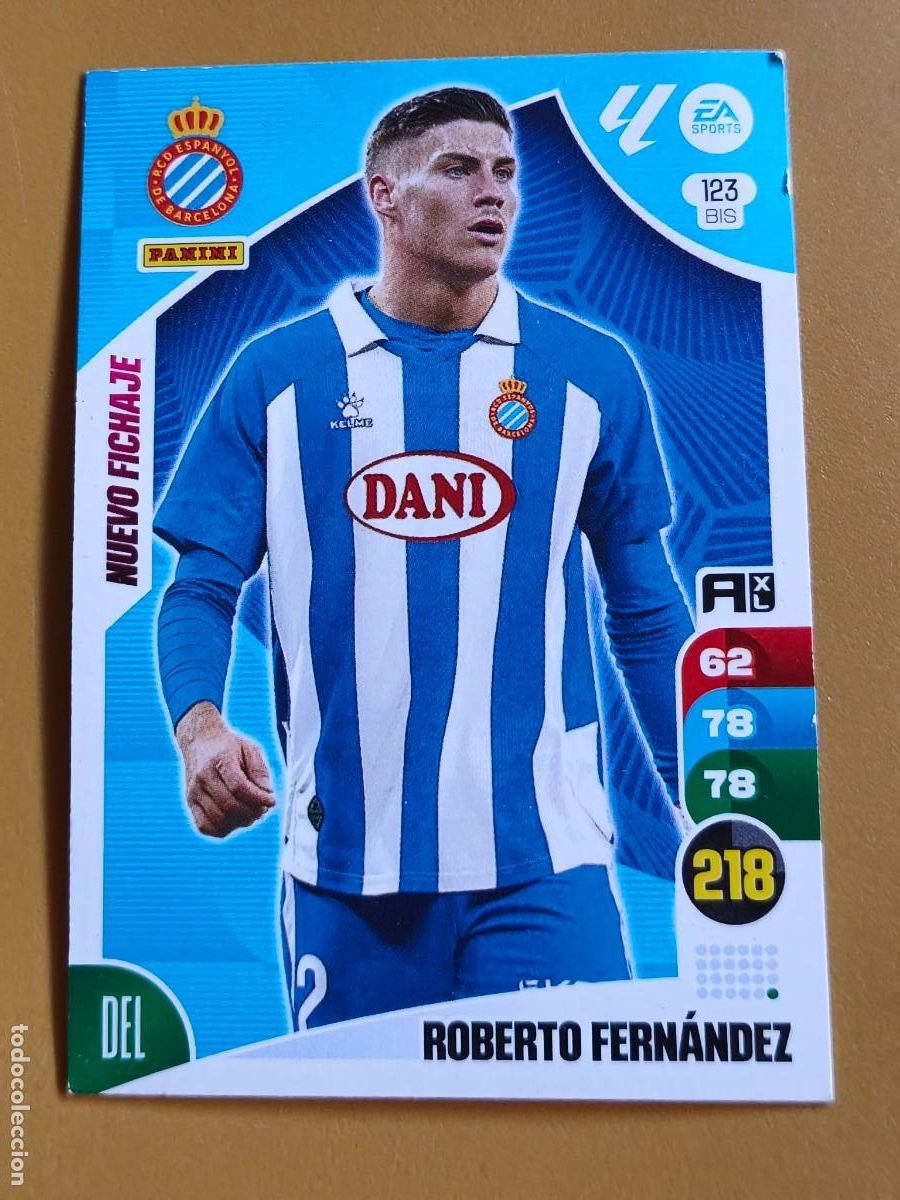 Fu&szlig;ball-Sticker: roberto fernandez, 2024 25 nuevo fichaje