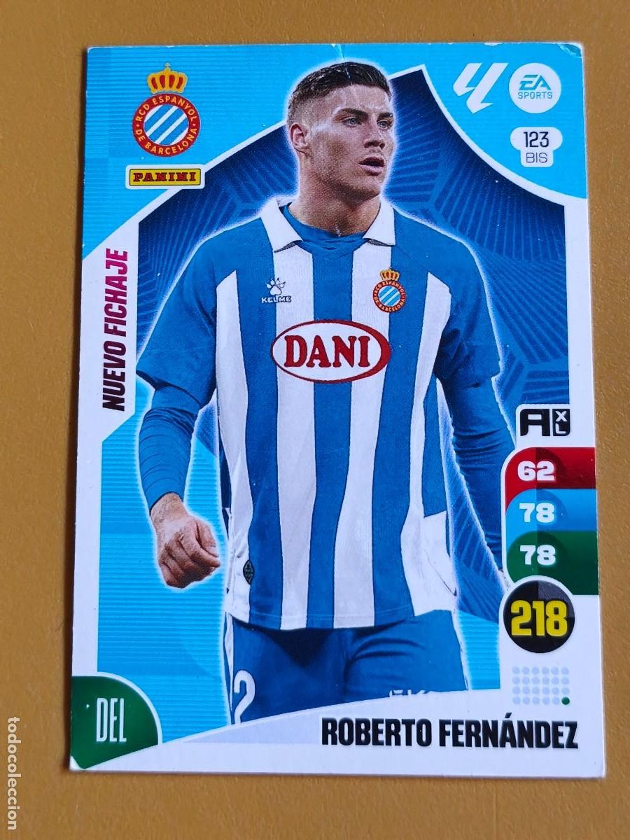 Fu&szlig;ball-Sticker: roberto fernandez, 2024 25 nuevo fichaje