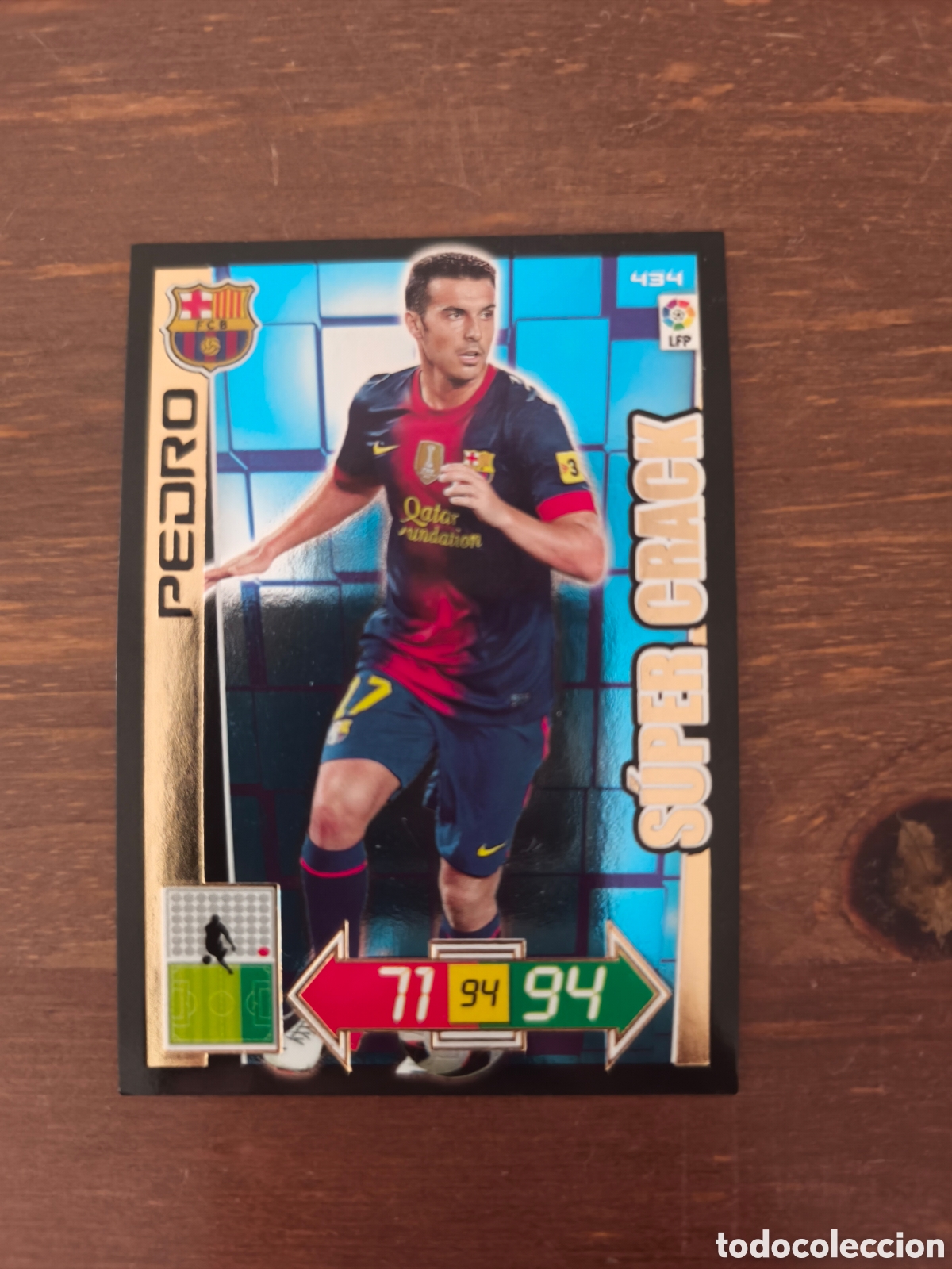 Cromos de f&uacute;tbol: Pedro s&uacute;per crack adrenalyn