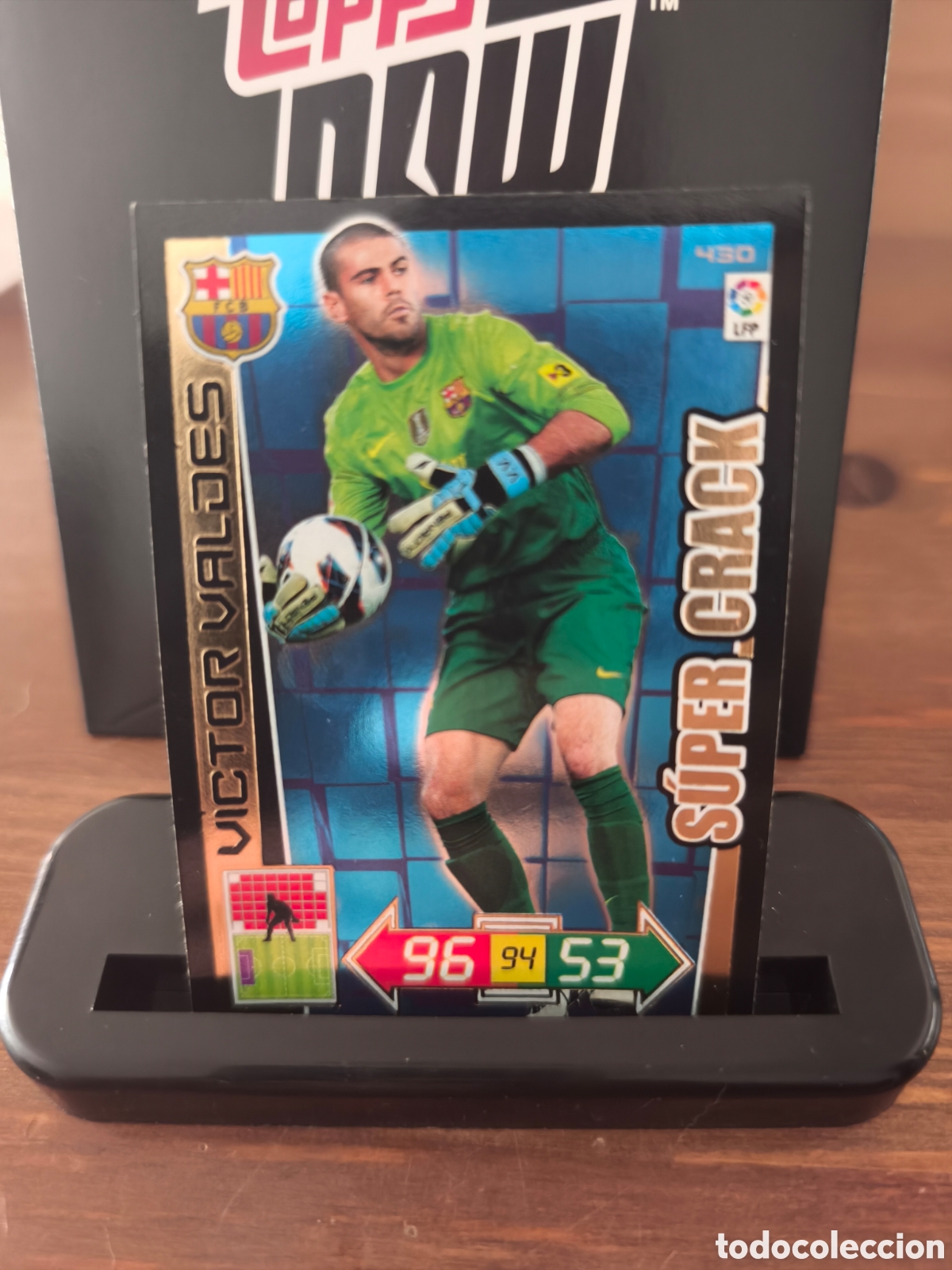 Cromos de f&uacute;tbol: V&iacute;ctor Vald&eacute;s s&uacute;per crack adrenalyn 12/13