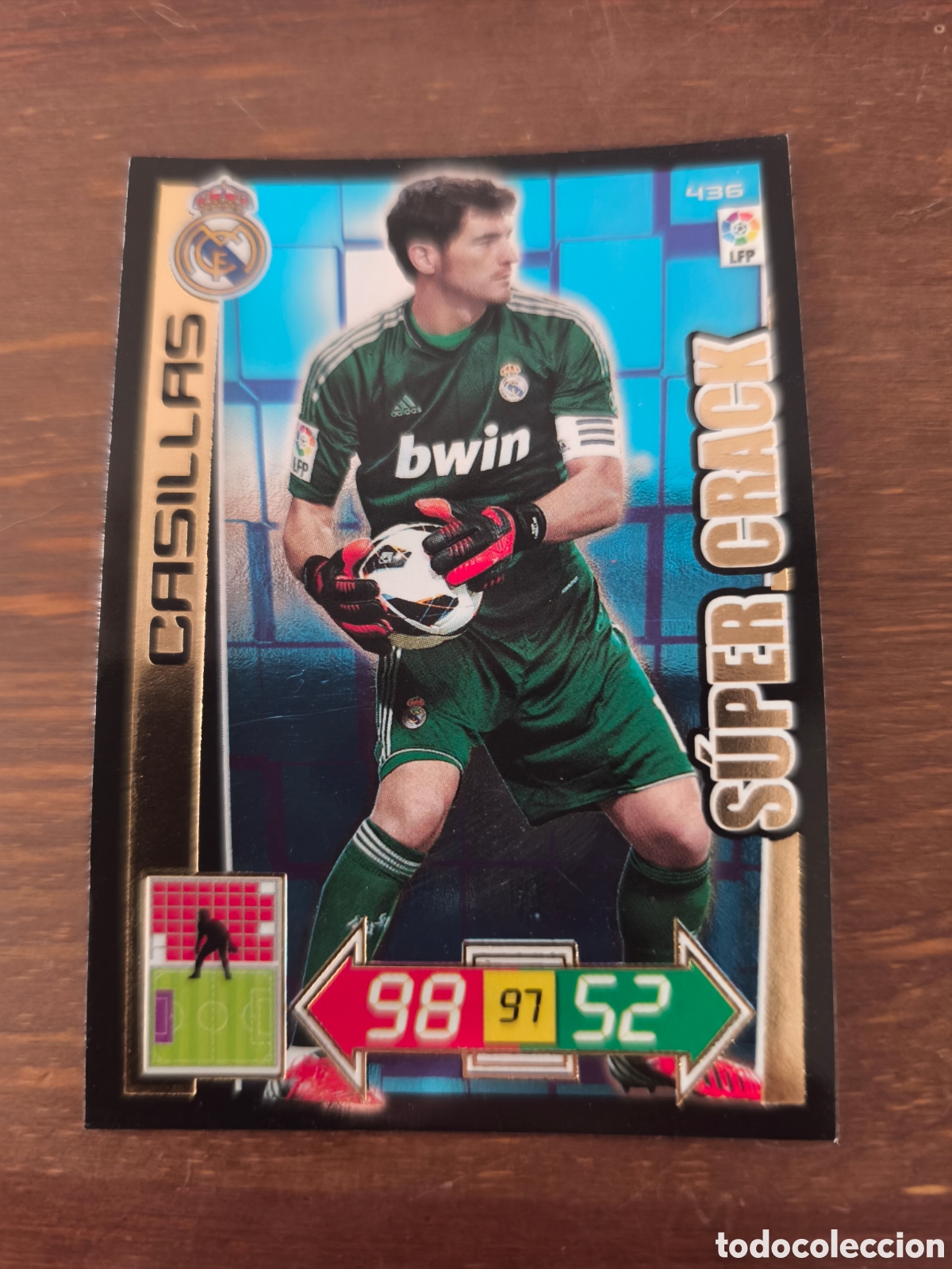 Cromos de f&uacute;tbol: Casillas S&uacute;per crack adrenalyn 12/13