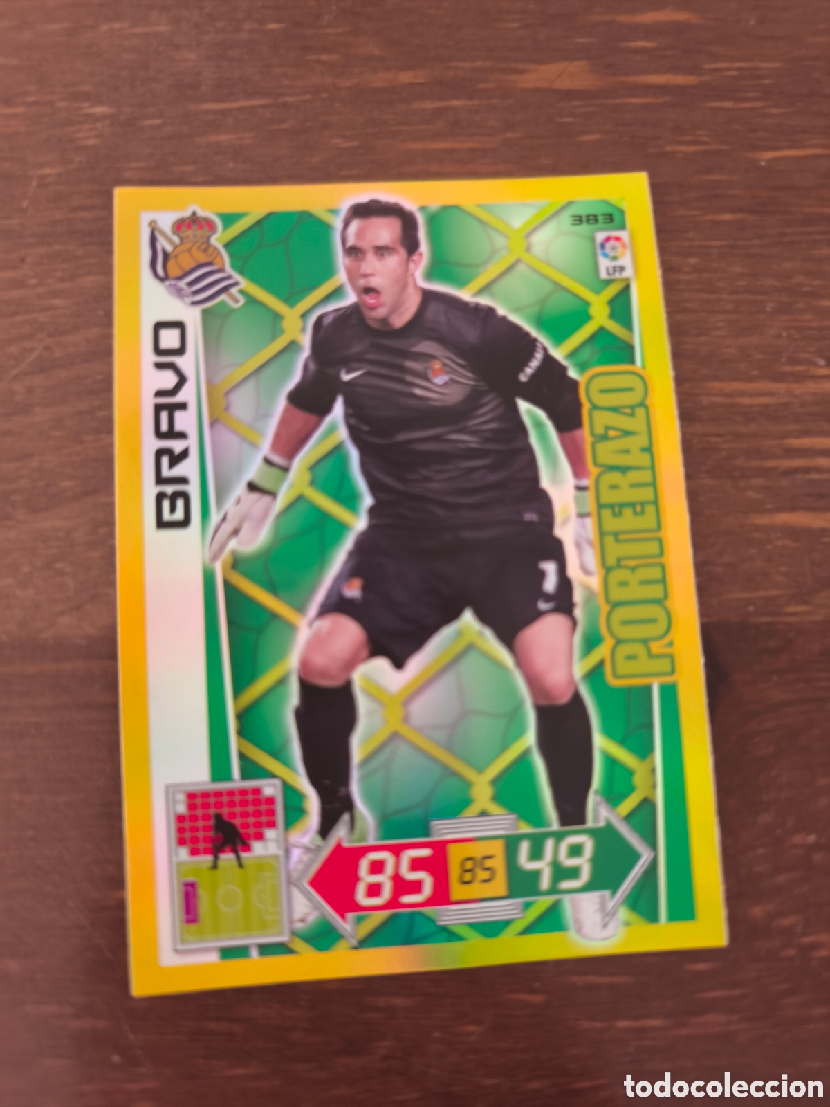 Cromos de f&uacute;tbol: Bravo porterazo adrenalyn 12/13