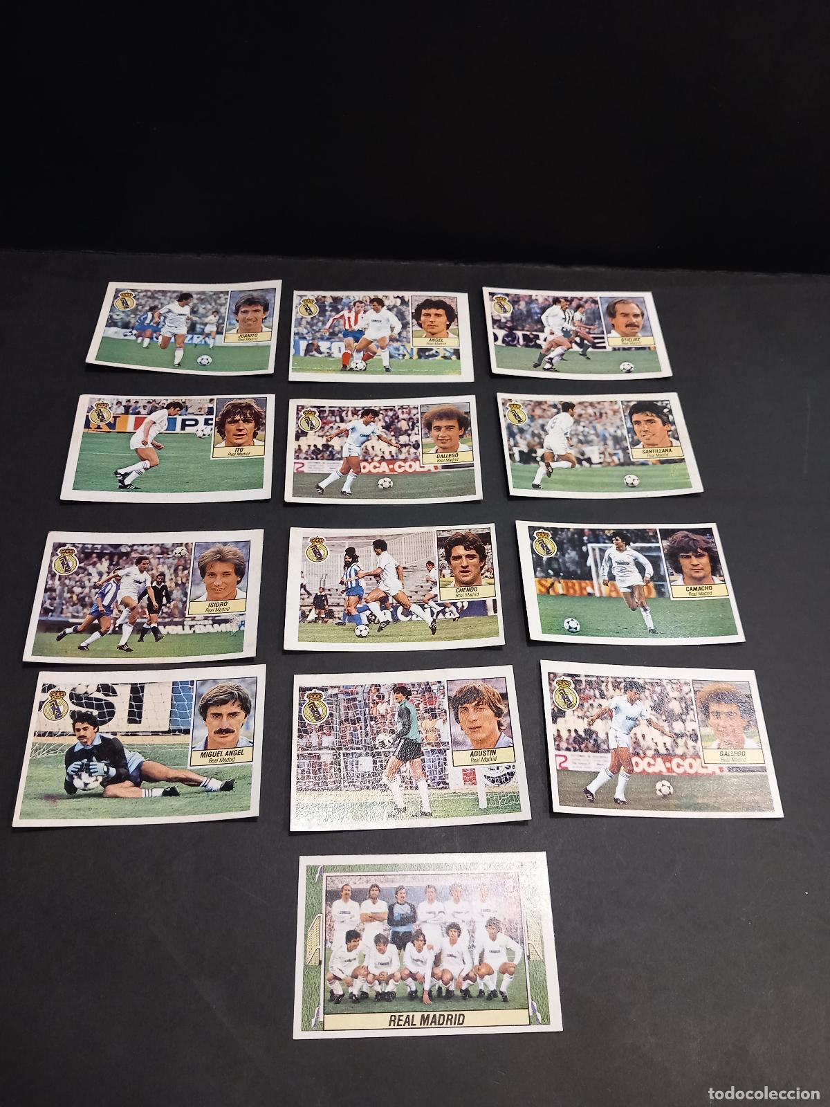 Figurine di Calcio: REAL MADRID LOTE DE CROMOS DE FUTBOL LIGA 84-85 EDICIONES ESTE NUNCA PEGADOS / COMPRA MIN&Iacute;MA 5 &euro;