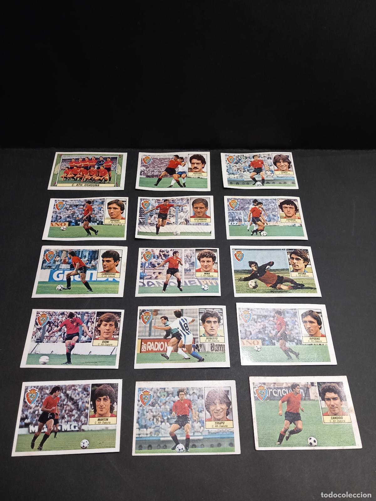 Cromos de f&uacute;tbol: C. ATH. OSASUNA LOTE DE CROMOS DE FUTBOL LIGA 84-85 EDICIONES ESTE NUNCA PEGADOS / COMPRA MIN&Iacute;MA 5 &euro;