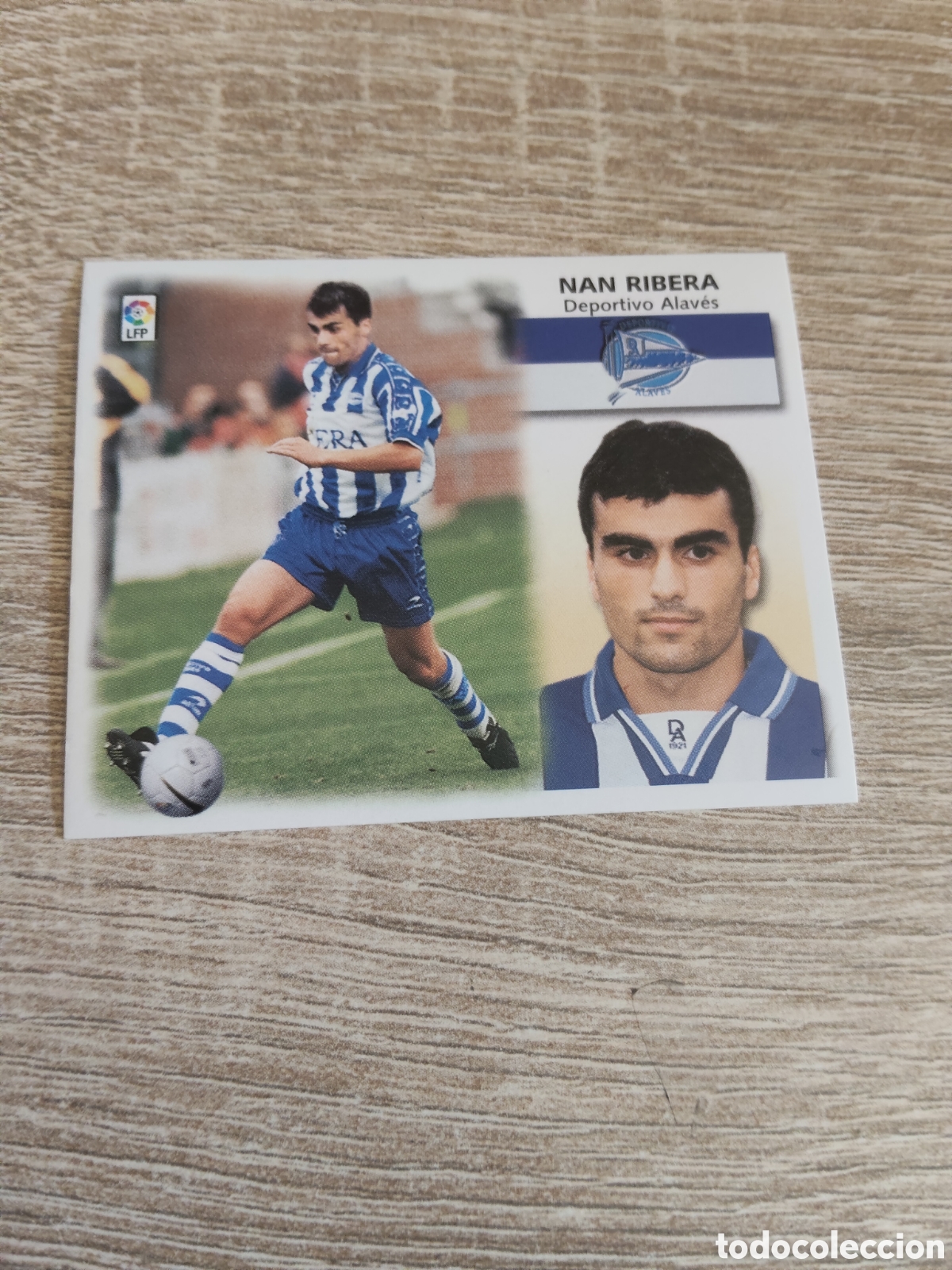 Cromos de f&uacute;tbol: Nan Ribera coloca Alav&eacute;s liga 1999 2000 liga 1999 2000 ediciones este nuevo