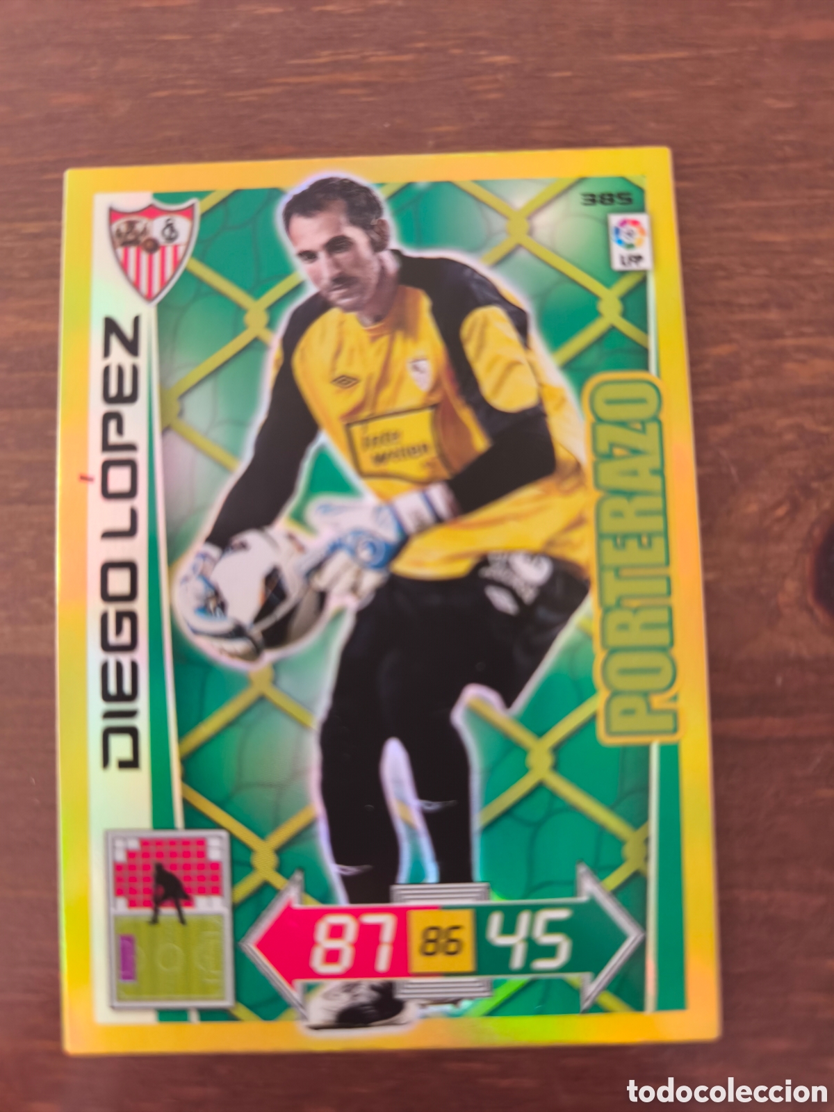 Cromos de f&uacute;tbol: Diego L&oacute;pez porterazo adrenalyn 12/13