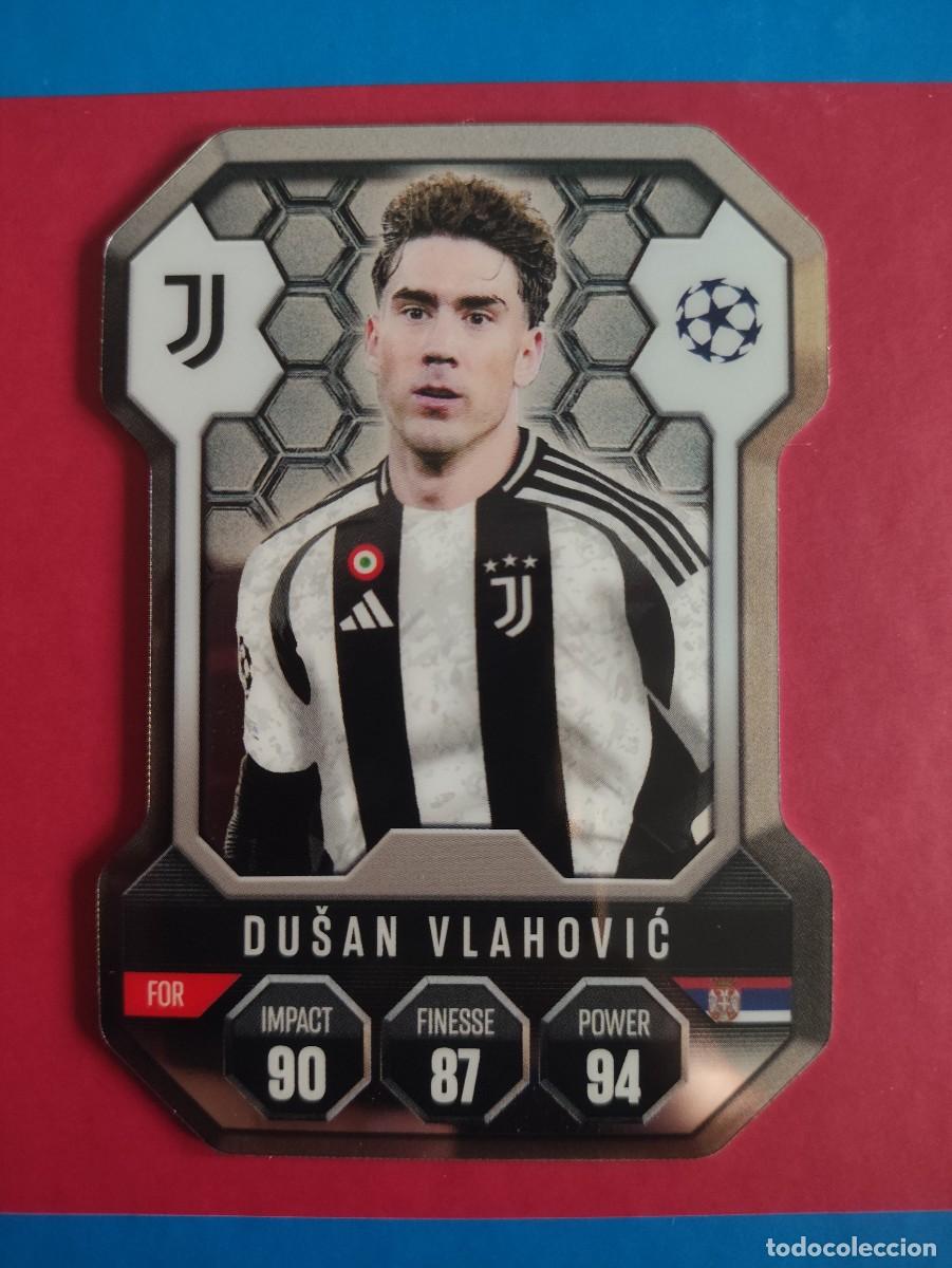 Cromos de f&uacute;tbol: SH 16 DUSAN VLAHOVIC PRO ELITE JUVENTUS TOPPS MATCH ATTAX 2024 2025 24 25