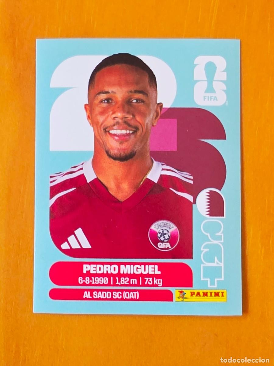Cromos de f&uacute;tbol: QAT 7 Pedro Miguel, Catar Qatar, Panini FIFA World Cup Mundial 2026 Sticker