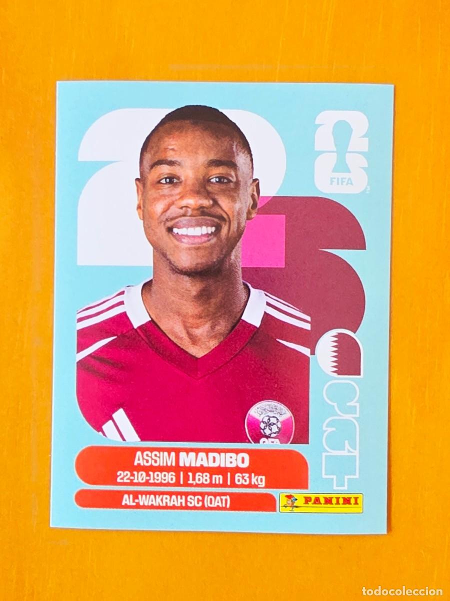 Cromos de f&uacute;tbol: QAT 11 Assim Madibo, Catar Qatar, Panini FIFA World Cup Mundial 2026 Sticker