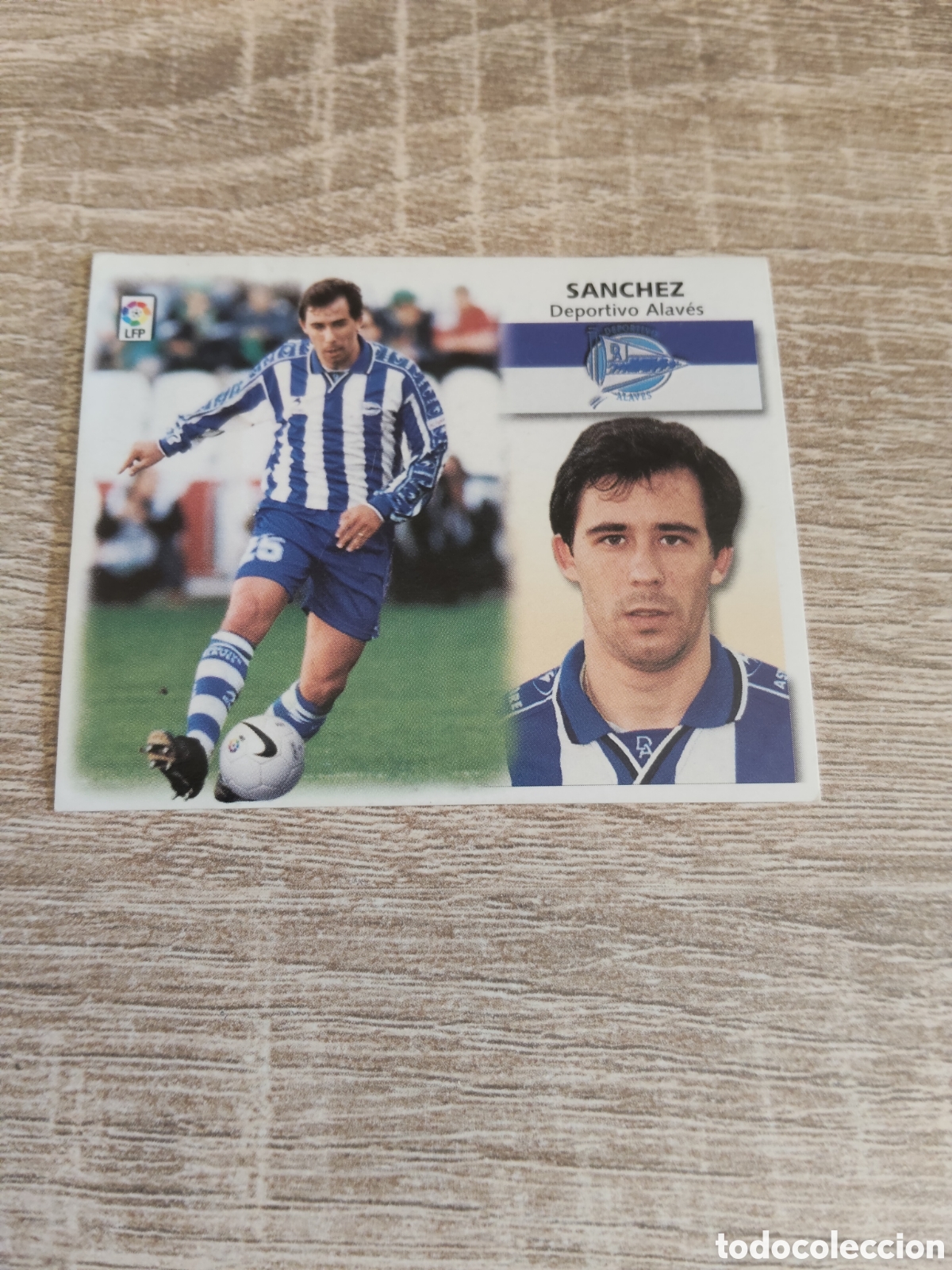 Cromos de f&uacute;tbol: S&aacute;nchez baja Alav&eacute;s liga 1999 2000 99 00 ediciones este
