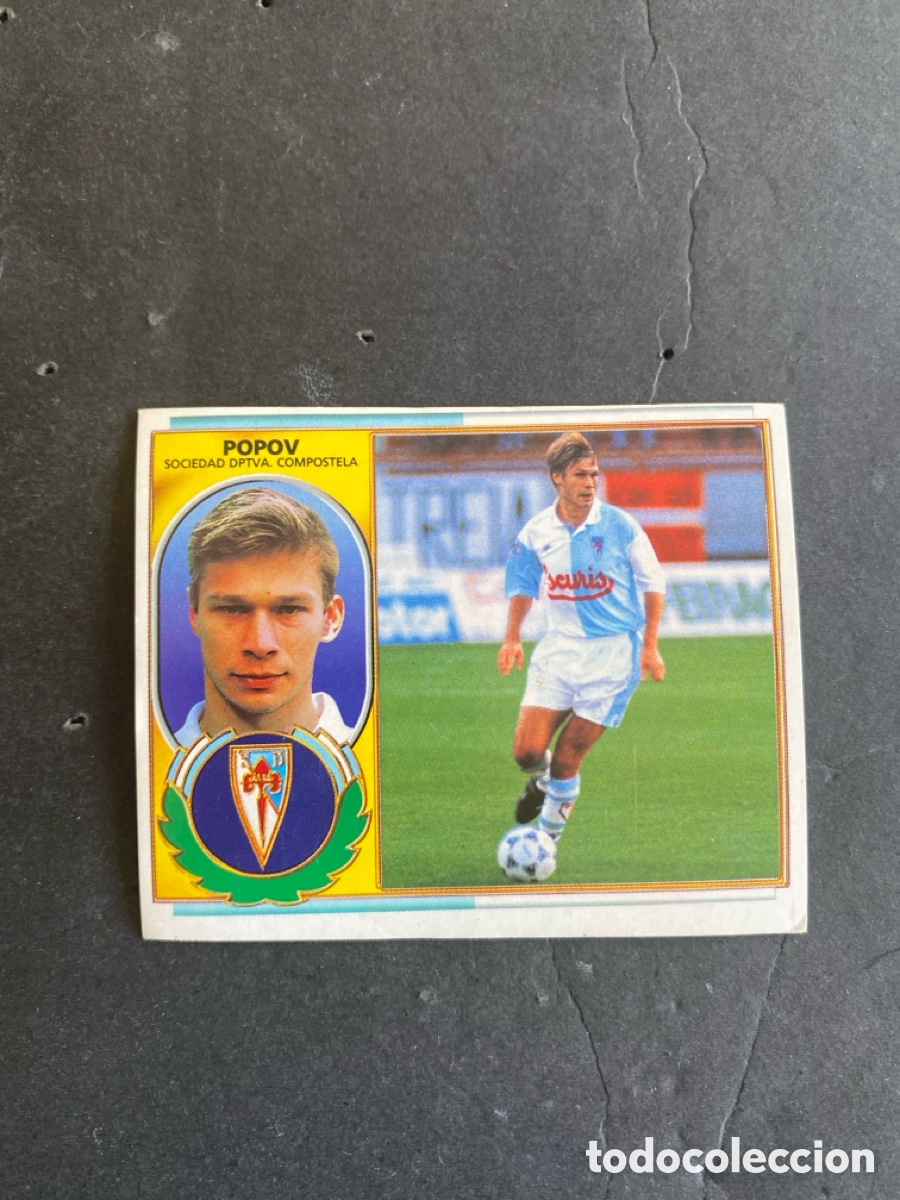 Cromos de f&uacute;tbol: Cromo liga 96/97 Fichaje N* 1 SD Compostela nunca pegado