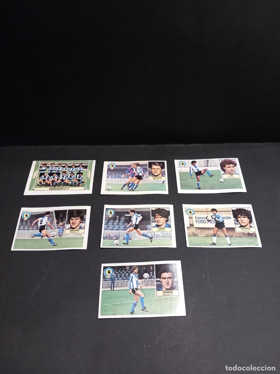 Cromos de f&uacute;tbol: HERCULES C.F. LOTE DE CROMOS DE FUTBOL LIGA 84-85 EDICIONES ESTE NUNCA PEGADOS / COMPRA MIN&Iacute;MA 5 &euro;