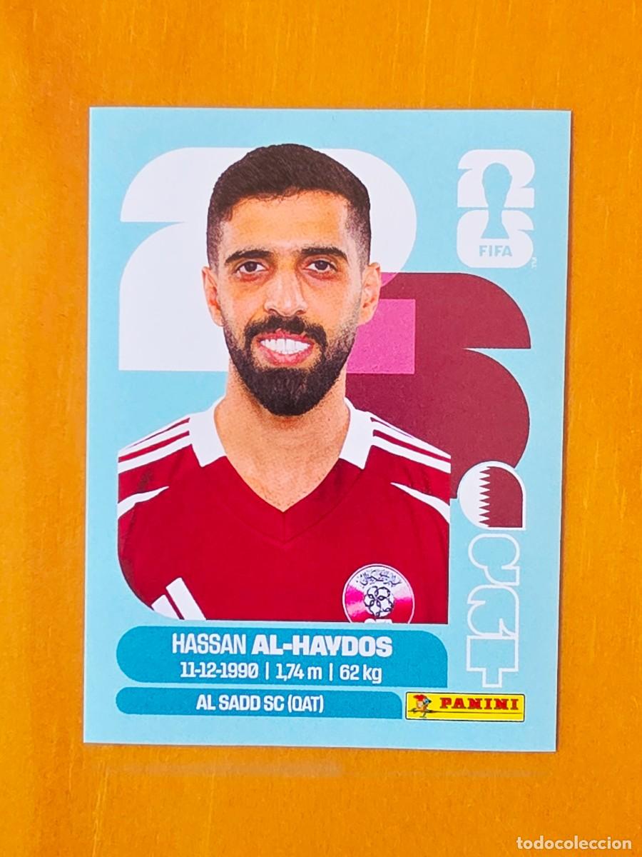 Cromos de f&uacute;tbol: QAT 16 Hassan Al-Haydos, Catar Qatar, Panini FIFA World Cup Mundial 2026 Sticker