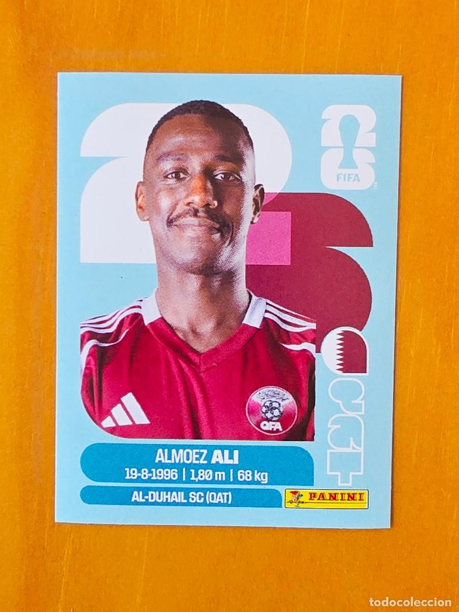 Cromos de f&uacute;tbol: QAT 20 Almoez Ali, Catar Qatar, Panini FIFA World Cup Mundial 2026 Sticker