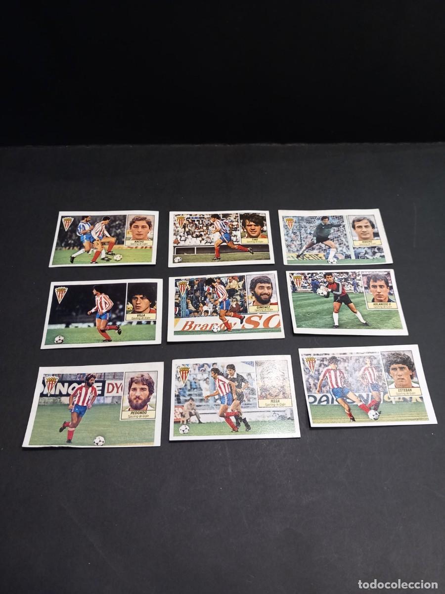 Cromos de f&uacute;tbol: SPORTING GIJON LOTE DE CROMOS DE FUTBOL LIGA 84-85 EDICIONES ESTE NUNCA PEGADOS / COMPRA MIN&Iacute;MA 5 &euro;