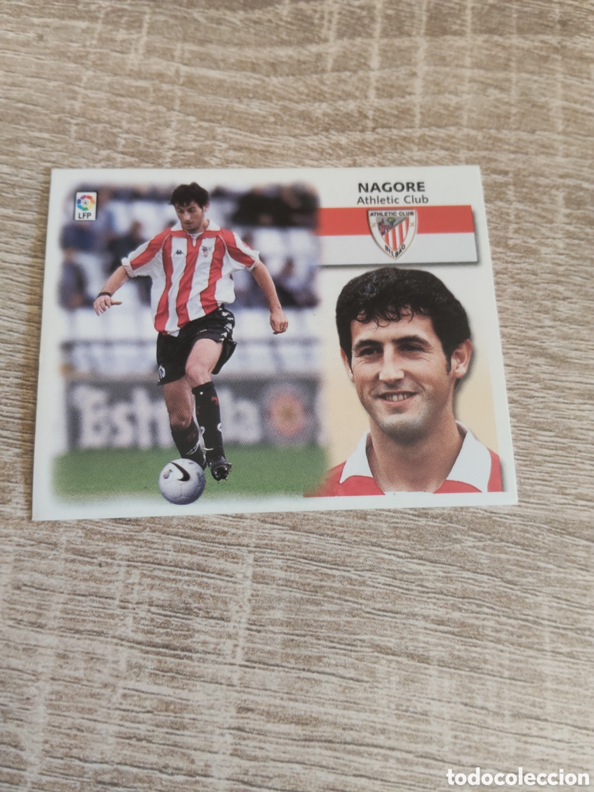 Cromos de f&uacute;tbol: Nagore baja Athletic de Bilbao liga 1999 2000 99 00 nuevo