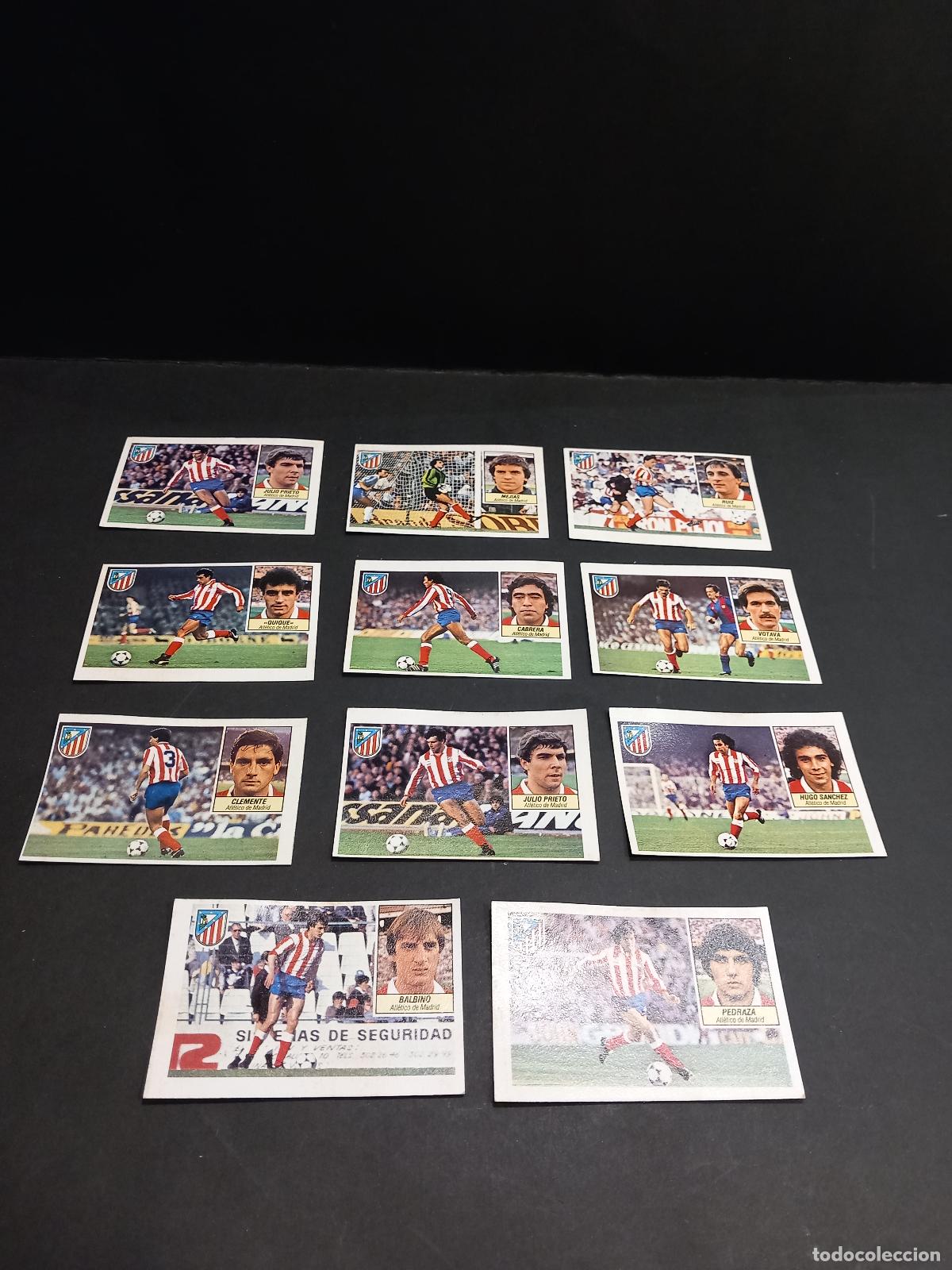 Cromos de f&uacute;tbol: AT. SW MADRID LOTE DE CROMOS DE FUTBOL LIGA 84-85 EDICIONES ESTE NUNCA PEGADOS / COMPRA MIN&Iacute;MA 5 &euro;