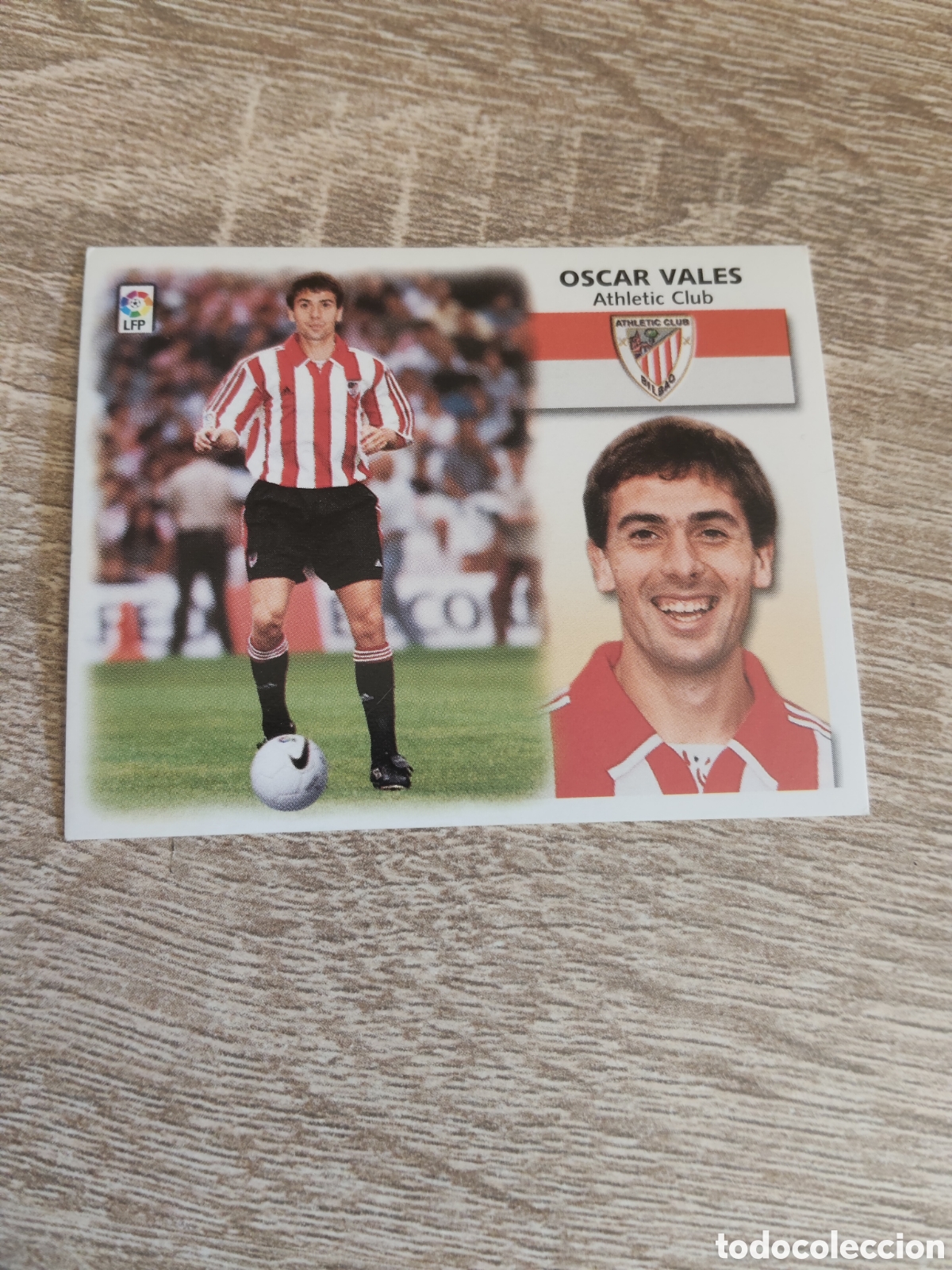 Cromos de f&uacute;tbol: &Oacute;scar Vales coloca Athletic de Bilbao liga 1999 2000 99 00 ediciones este nuevo