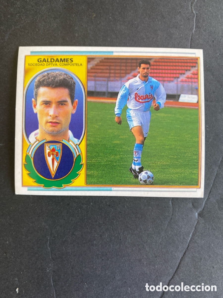 Cromos de f&uacute;tbol: Cromo liga 96/97 Fichaje N*4 SD Compostela nunca pegado