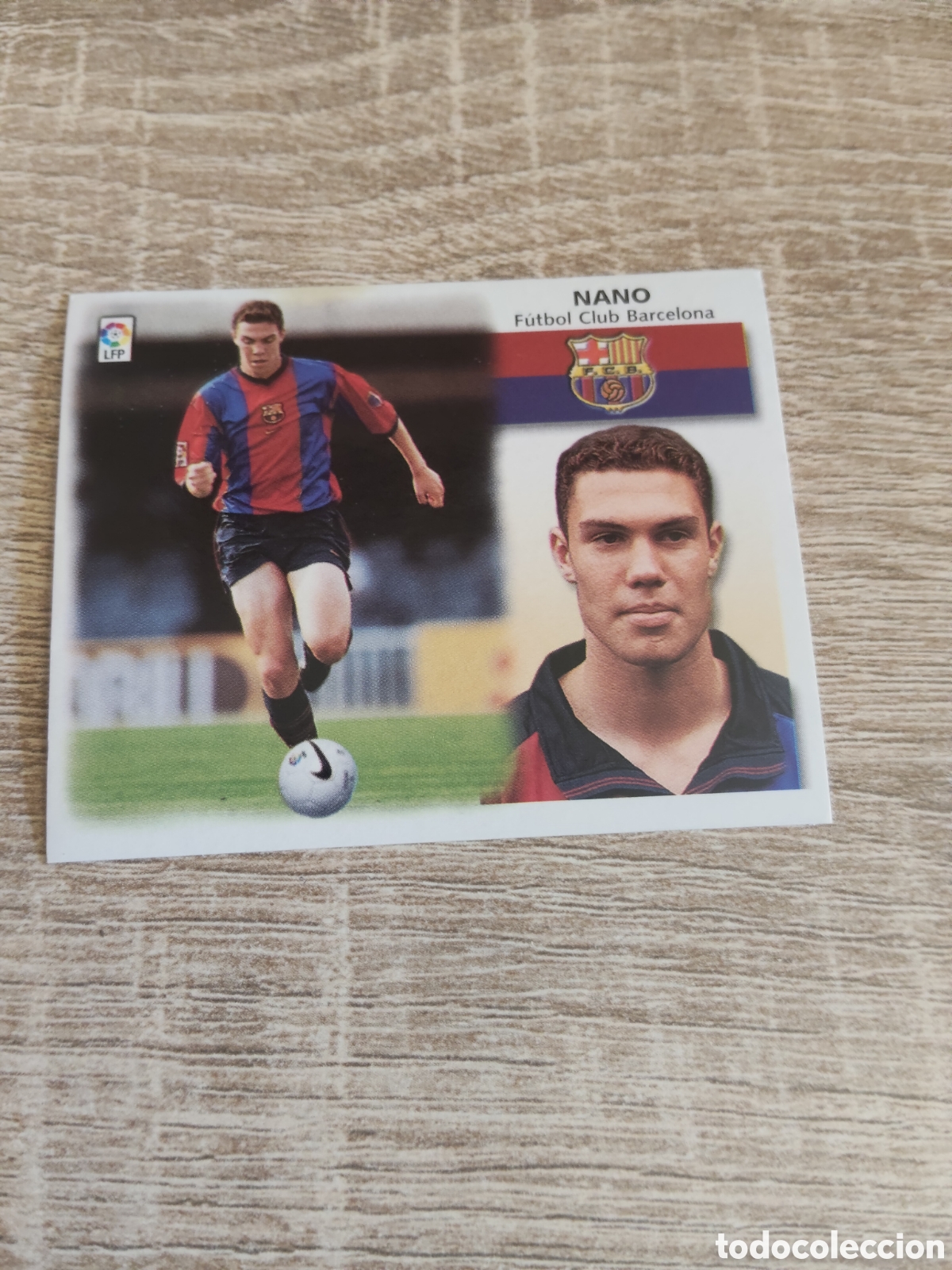 Cromos de f&uacute;tbol: Nano coloca Barcelona liga 1999 2000 99 00 ediciones este nuevo