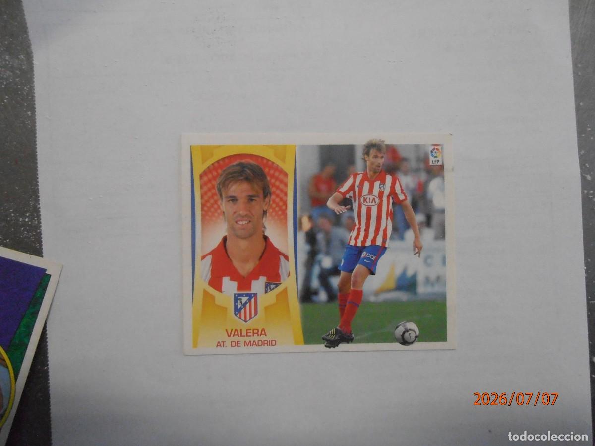 Cromos de f&uacute;tbol: Valera - At. Madrid- 8B Coloca - Este 2009/10