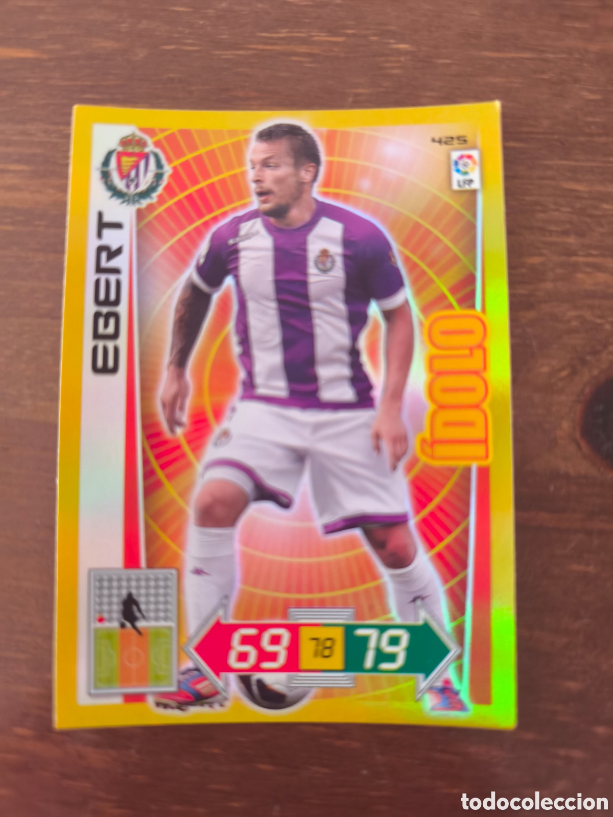 Cromos de f&uacute;tbol: Ebert &iacute;dolo adrenalyn 12/13