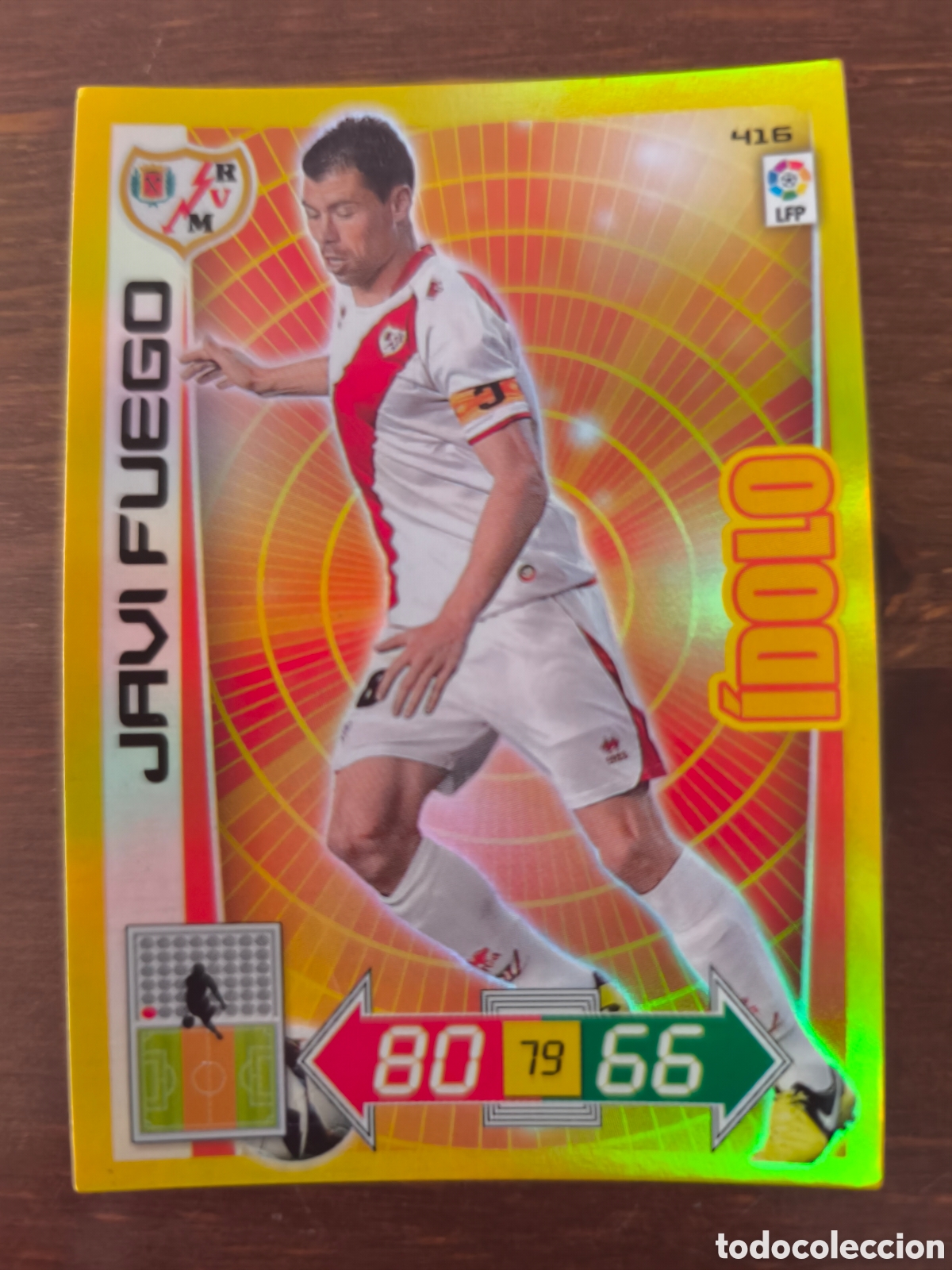 Cromos de f&uacute;tbol: Javi fuego &iacute;dolo adrenalyn 12/13