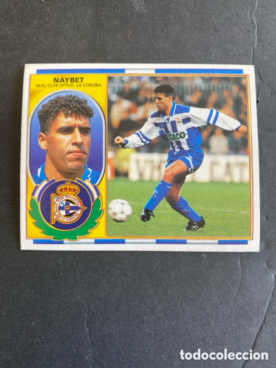 Cromos de f&uacute;tbol: Cromo liga 96/97 Fichaje N* 6 RCD La Coru&ntilde;a nunca pegado