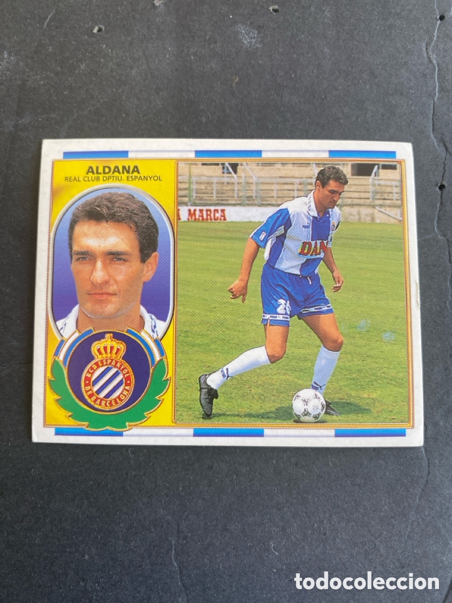 Cromos de f&uacute;tbol: Cromo liga 96/97 Fichaje N*7 RCD Espanyol nunca pegado
