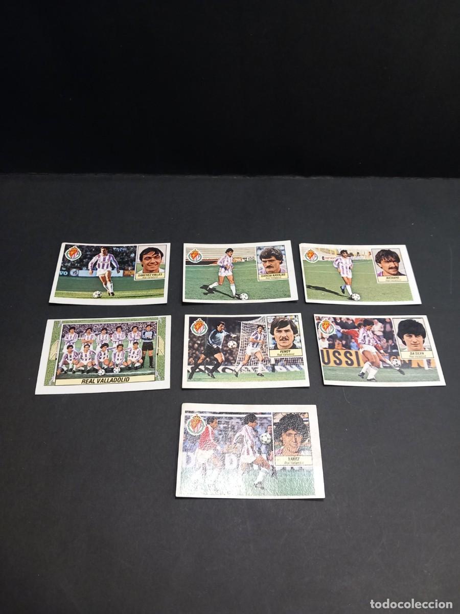 Cromos de f&uacute;tbol: REAL VALLADOLID LOTE DE CROMOS DE FUTBOL LIGA 84-85 EDICIONES ESTE NUNCA PEGADOS / COMPRA MIN&Iacute;MA 5 &euro;