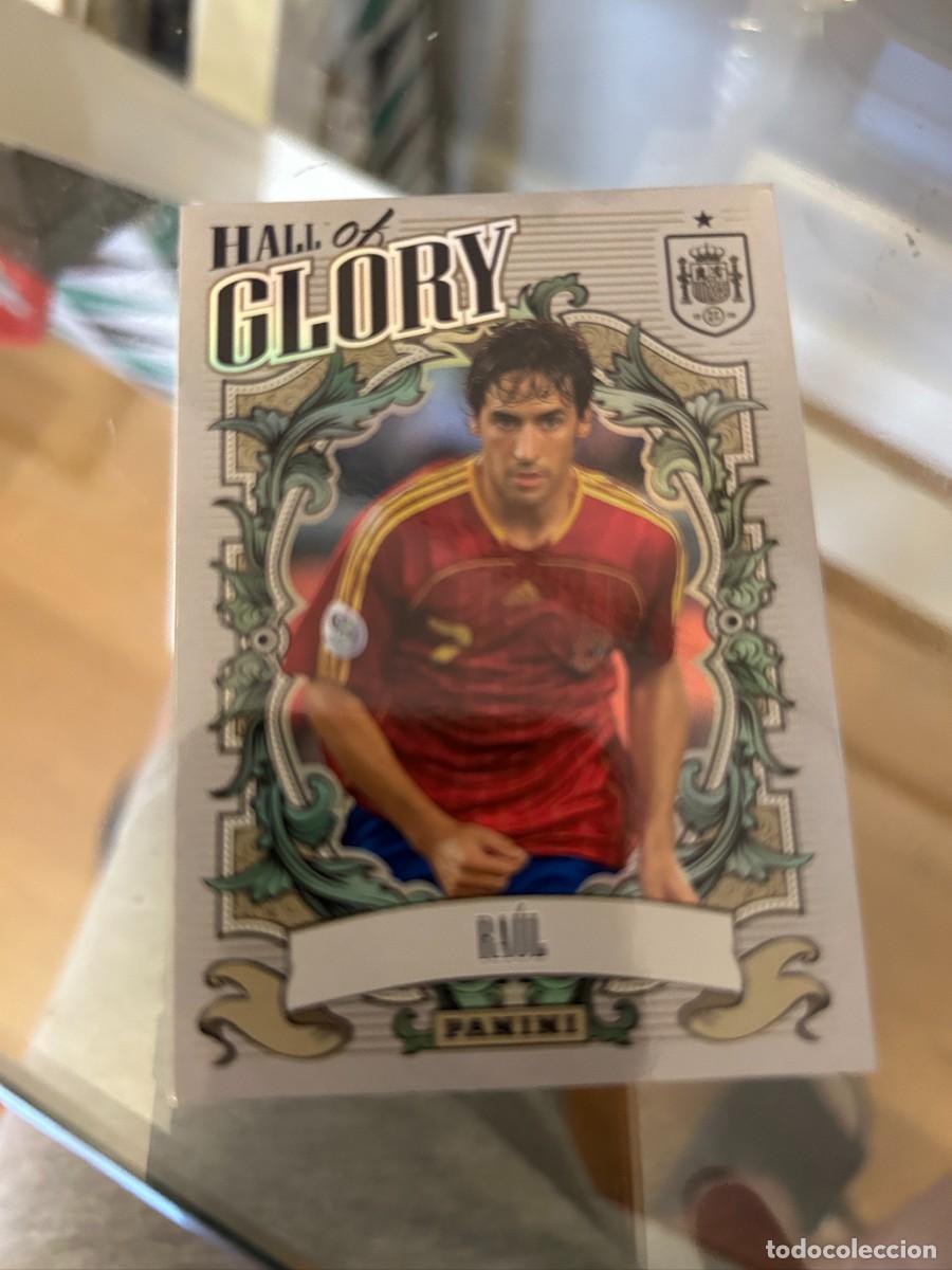 Cromos de f&uacute;tbol: RAUL TRIBUTO HALL OF GLORY NUEVO