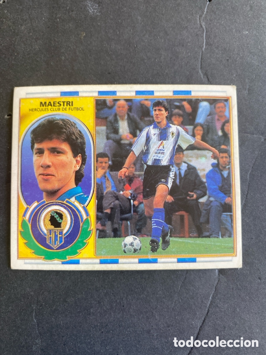 Cromos de f&uacute;tbol: Cromo liga 96/97 Fichaje N*8 H&eacute;rcules CF nunca pegado