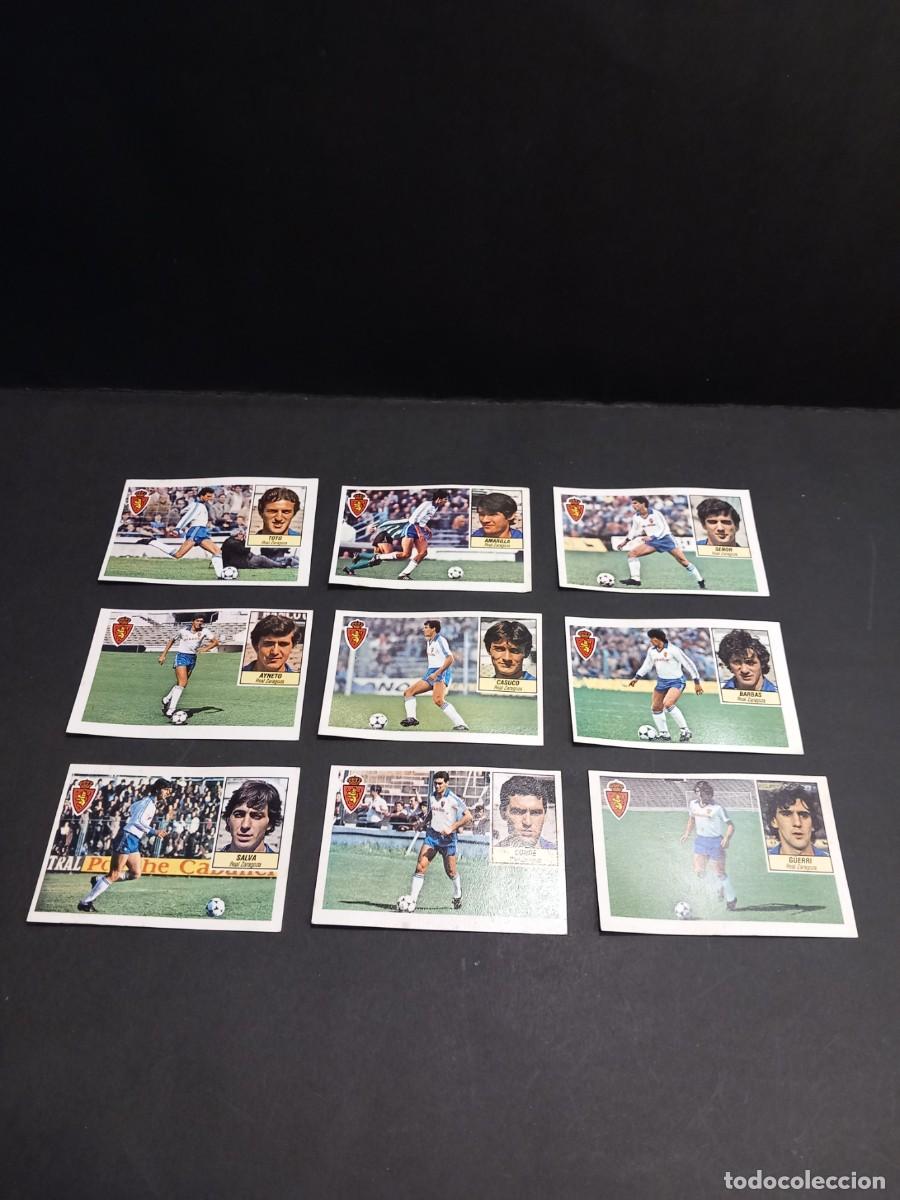 Cromos de f&uacute;tbol: REAL ZARAGOZA LOTE DE CROMOS DE FUTBOL LIGA 84-85 EDICIONES ESTE NUNCA PEGADOS / COMPRA MIN&Iacute;MA 5 &euro;