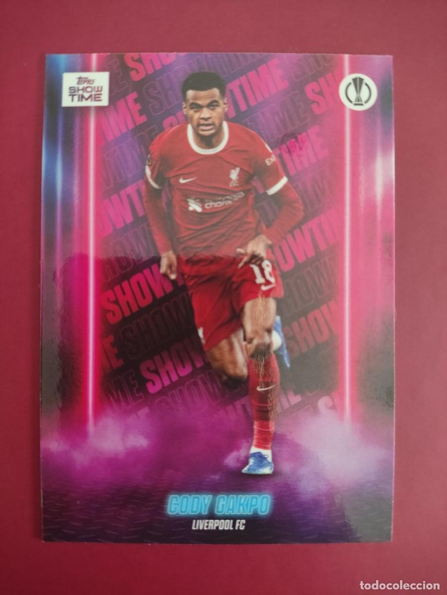 Cromos de f&uacute;tbol: CODY GAKPO LIVERPOOL TOPPS SHOWTIME 2023-24