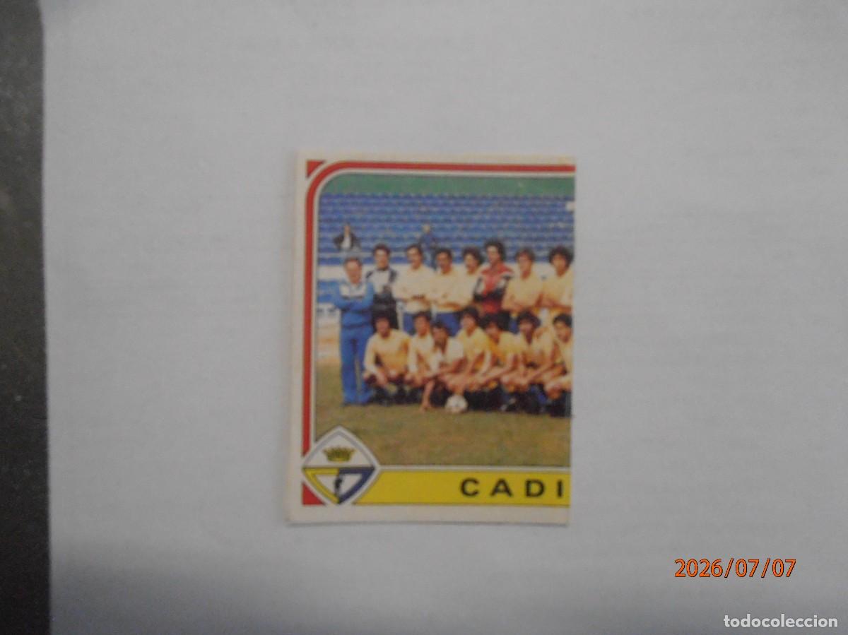 Cromos de f&uacute;tbol: C&aacute;diz - Equipo recortado- Panini 83/84