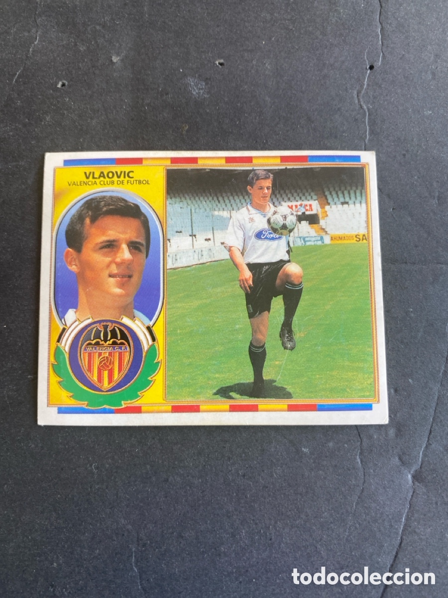 Cromos de f&uacute;tbol: Cromo liga 96/97 Fichaje N*11 Valencia CF nunca pegado