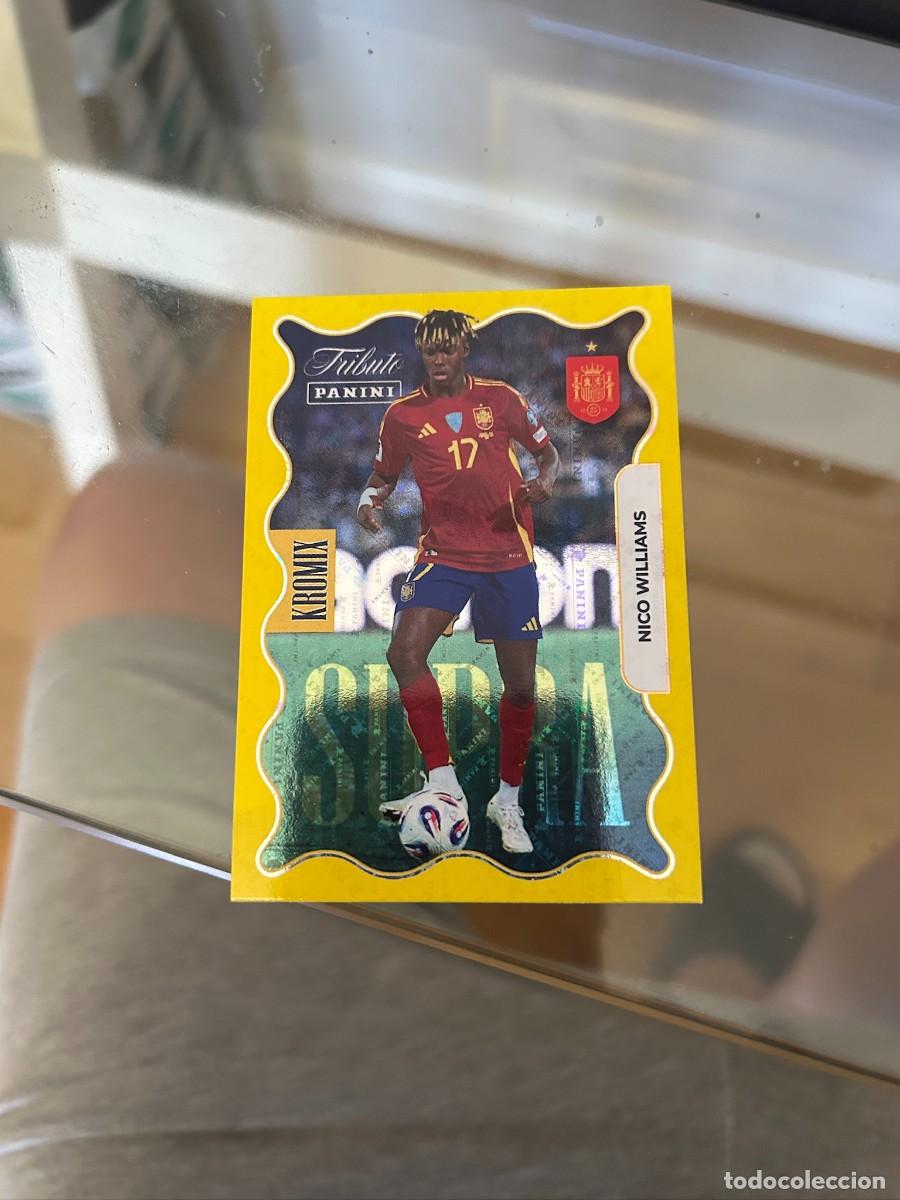 Cromos de f&uacute;tbol: NICO WILLIAMS TRIBUTO A LA SELECCION KROMIX NUEVO