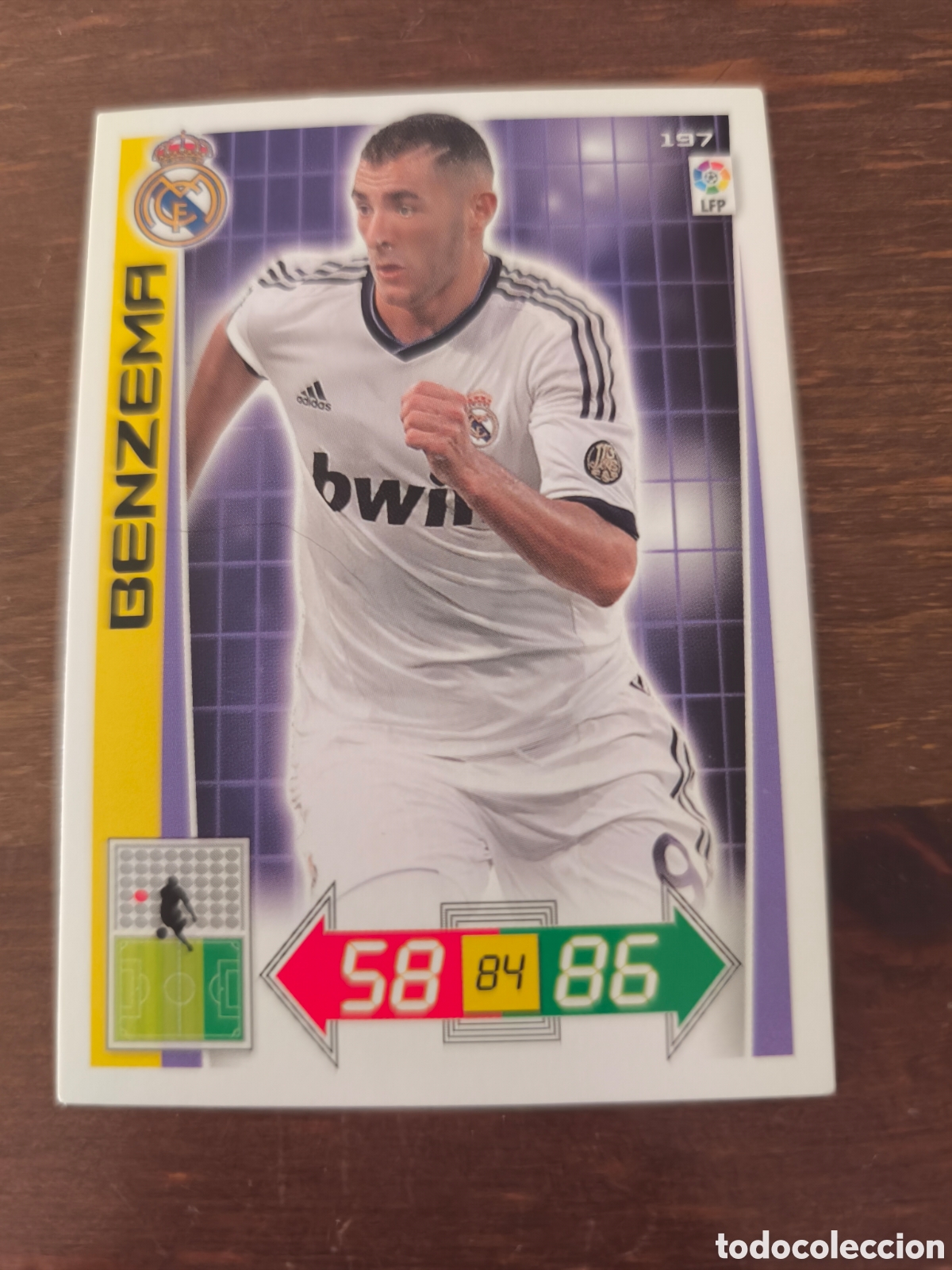 Fu&szlig;ball-Sticker: Benzema adrenalyn 12/13