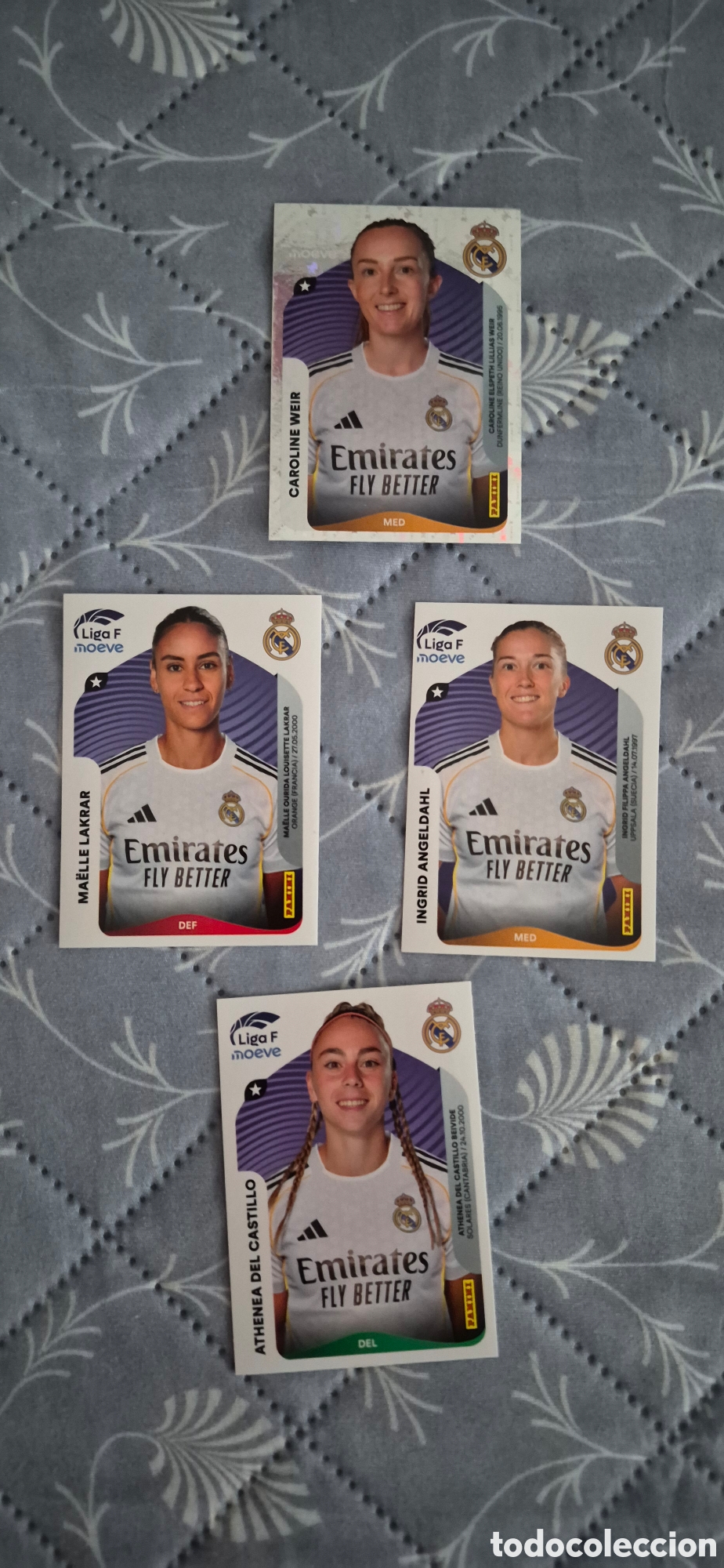 Figurine di Calcio: CROMOS R.MADRID FEMENINO