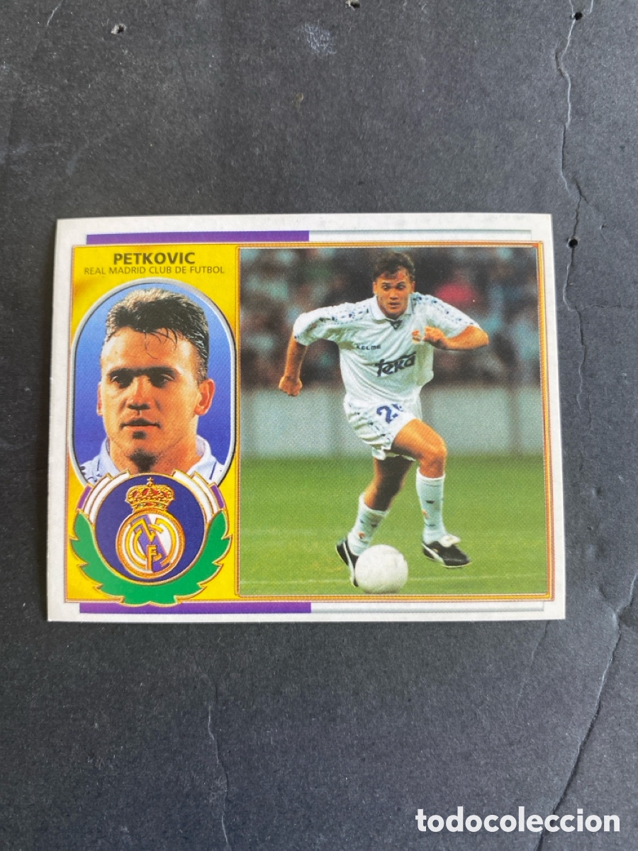 Cromos de f&uacute;tbol: Cromo liga 96/97 Fichaje N*29 Real Madrid CF nunca pegado