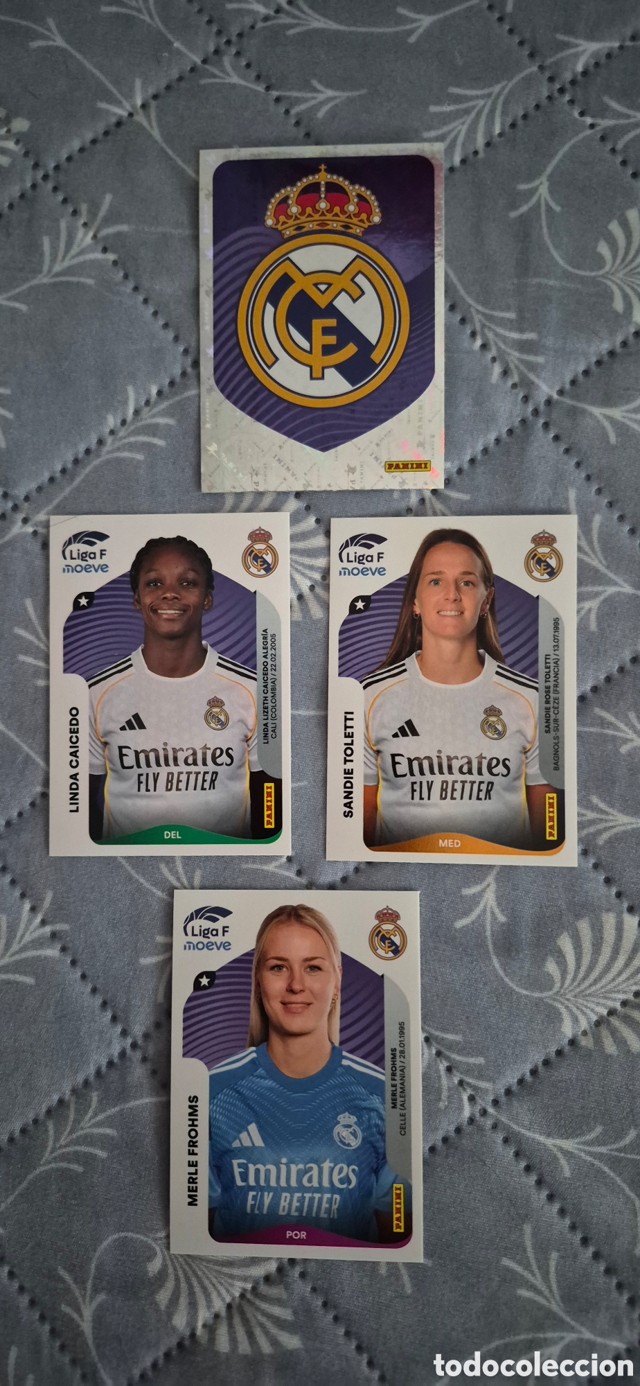 Figurine di Calcio: CROMOS R.MADRID FEMENINO