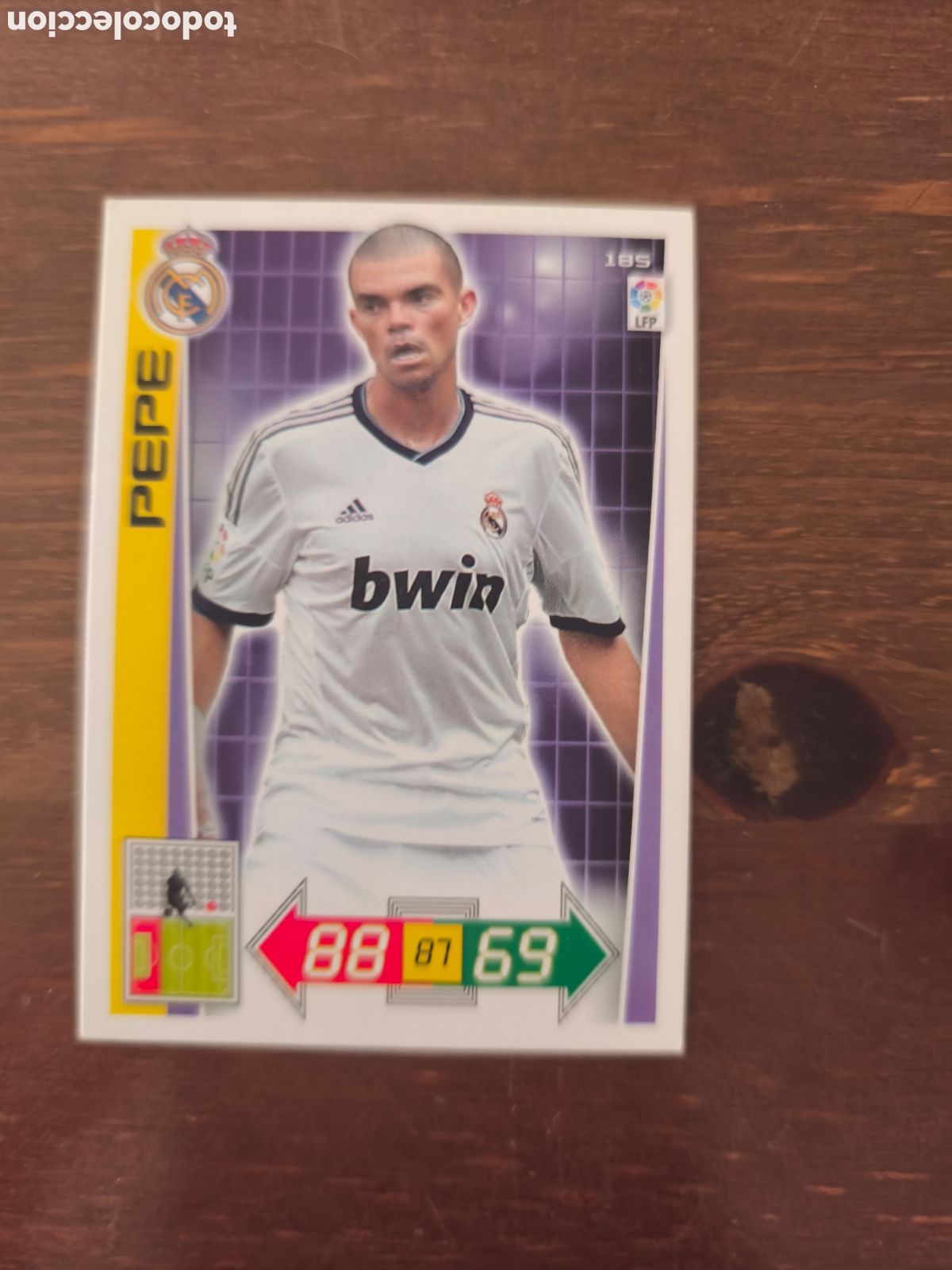 Cromos de f&uacute;tbol: Pepe adrenalyn 12/13