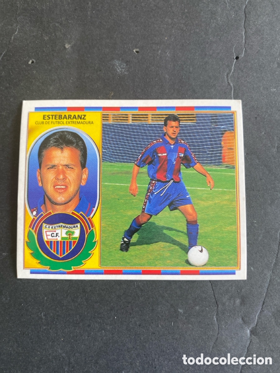 Cromos de f&uacute;tbol: Cromo liga 96/97 Fichaje N*33 CF Extremadura nunca pegado