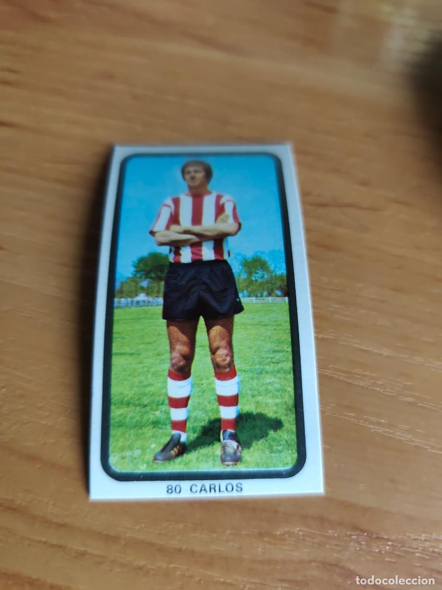 Cromos de f&uacute;tbol: CARLOS Ath Bilbao Ruiz Romero 74 75 nunca pegado. Sin pegar