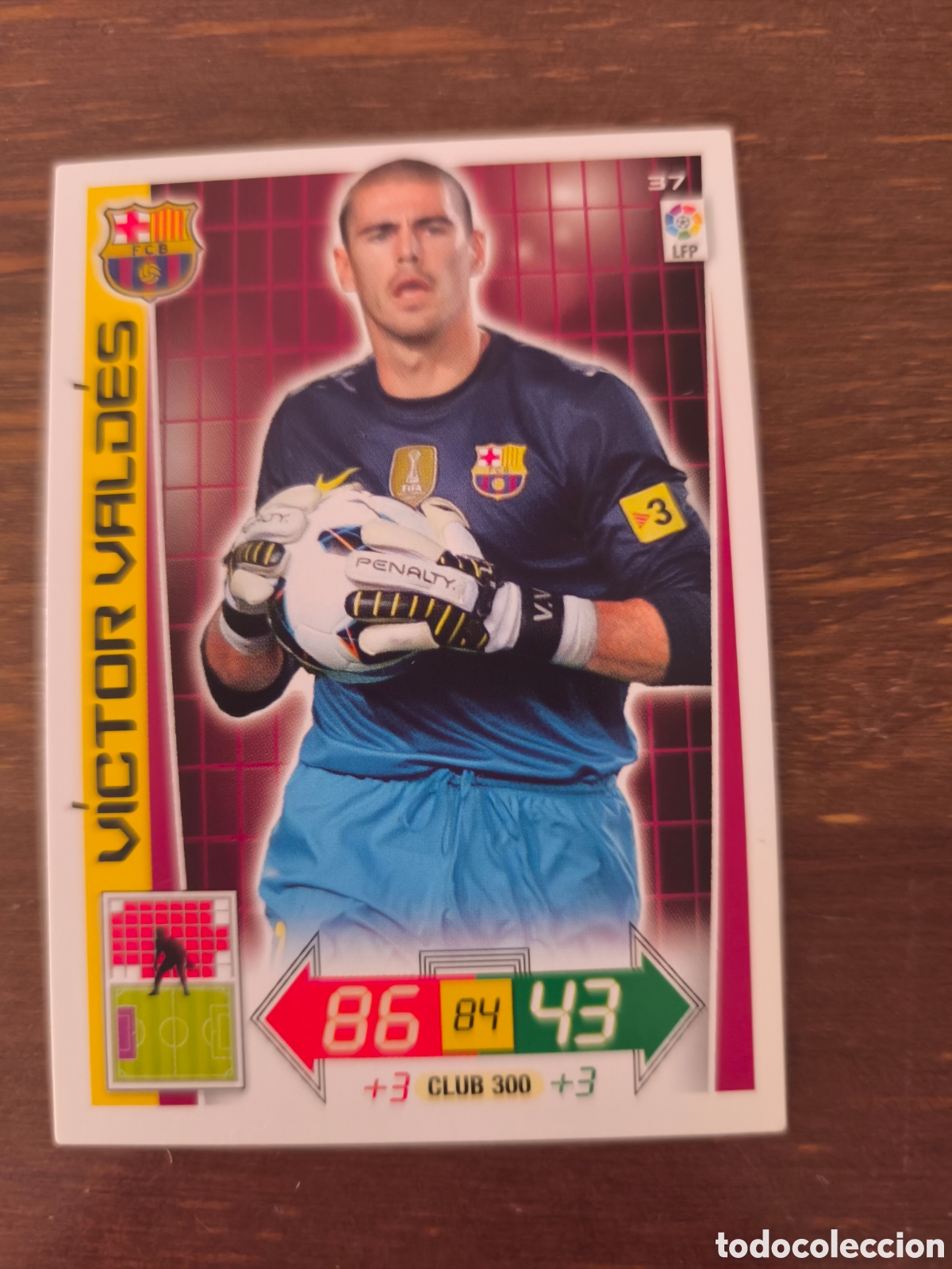 Cromos de f&uacute;tbol: V&iacute;ctor Vald&eacute;s adrenalyn 12/13