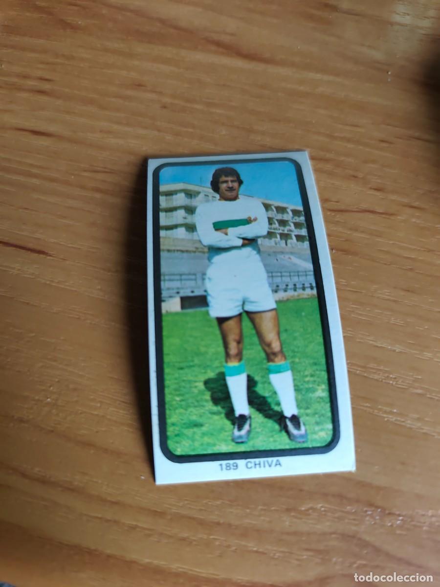 Cromos de f&uacute;tbol: Chiva Elche Ruiz Romero 74 75 nunca pegado. Sin pegar