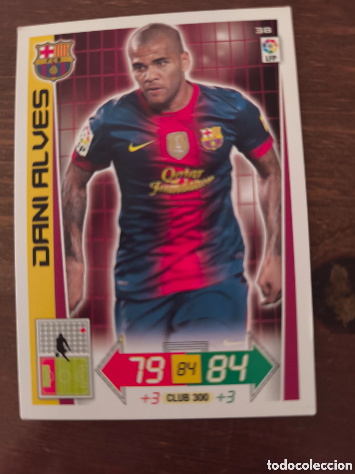 Cromos de f&uacute;tbol: Dani Alves adrenalyn 12/13
