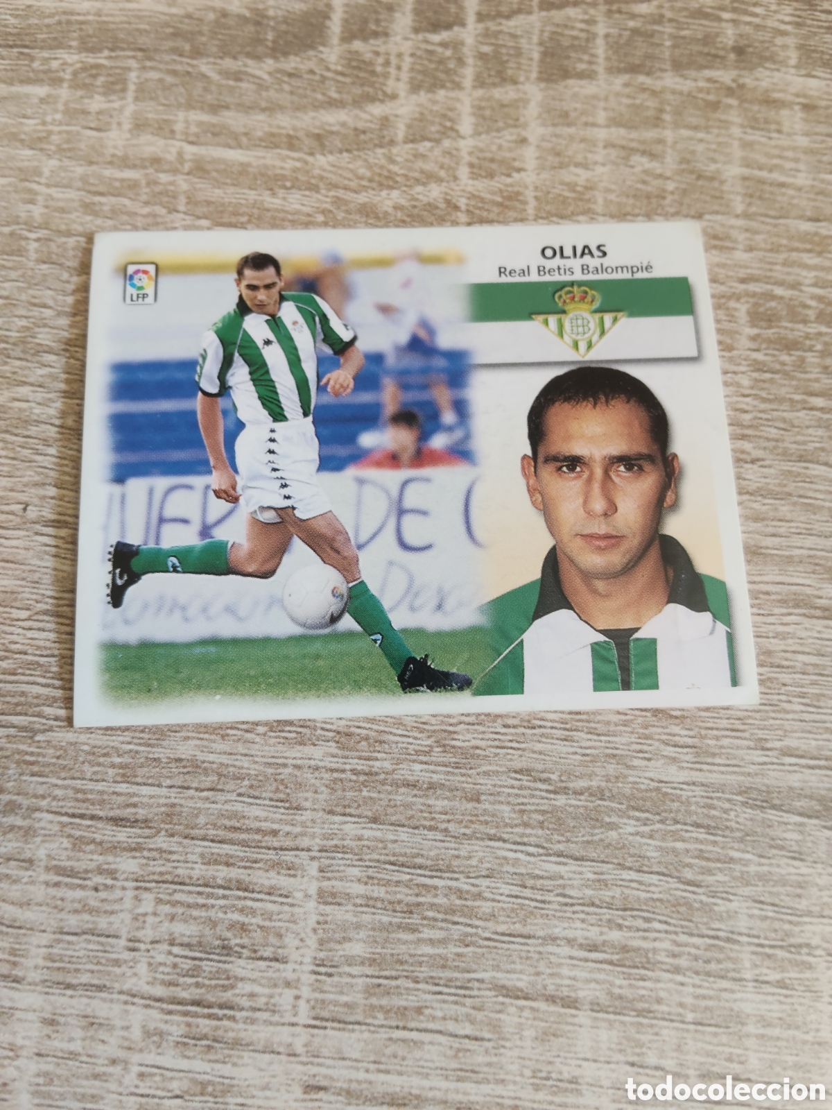 Cromos de f&uacute;tbol: Ol&iacute;as baja Real Betis liga 1999 2000 99 00 ediciones este nuevo