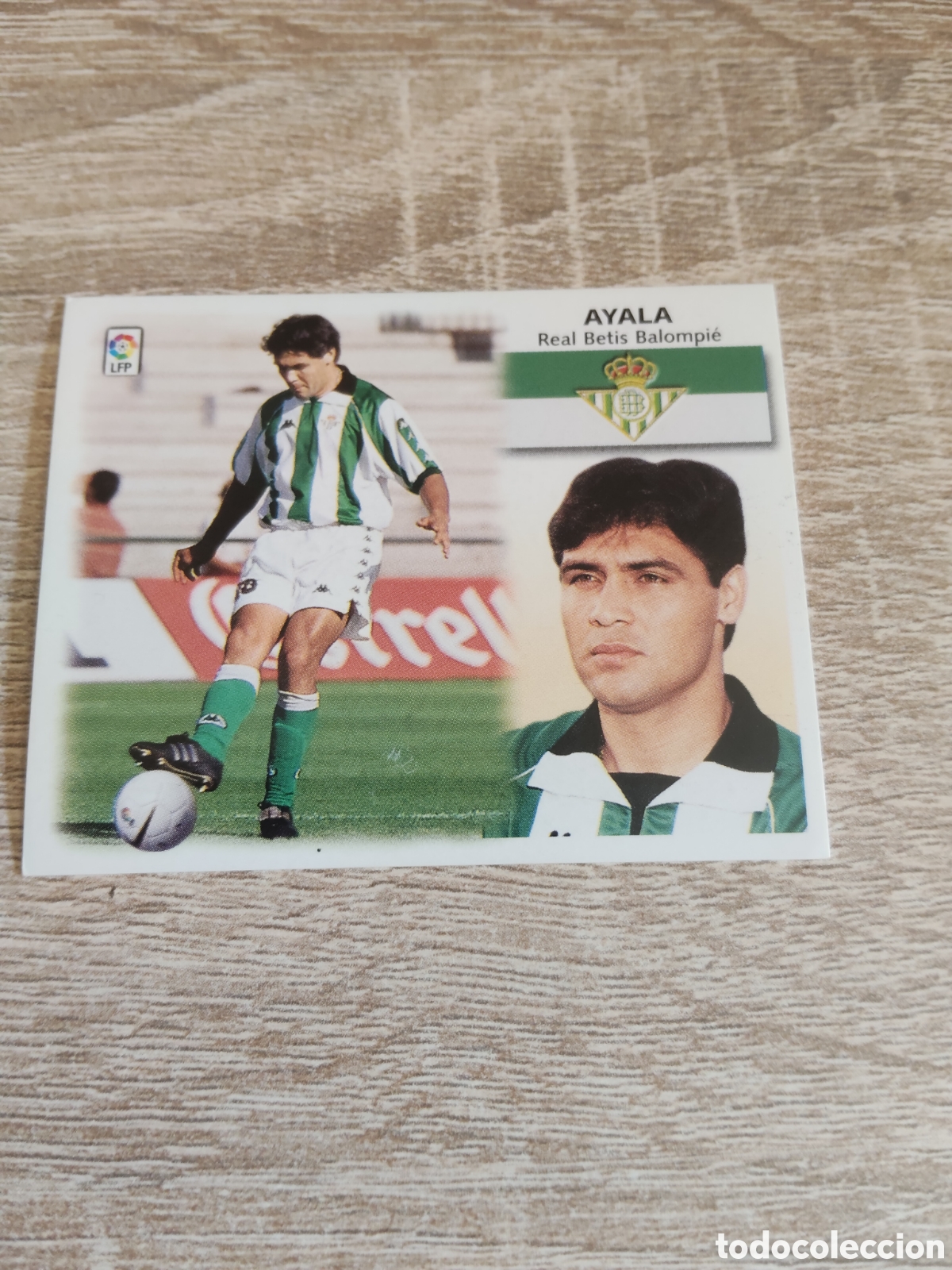 Cromos de f&uacute;tbol: Ayala baja real Betis liga 1999 2000 99 00 ediciones este nuevo