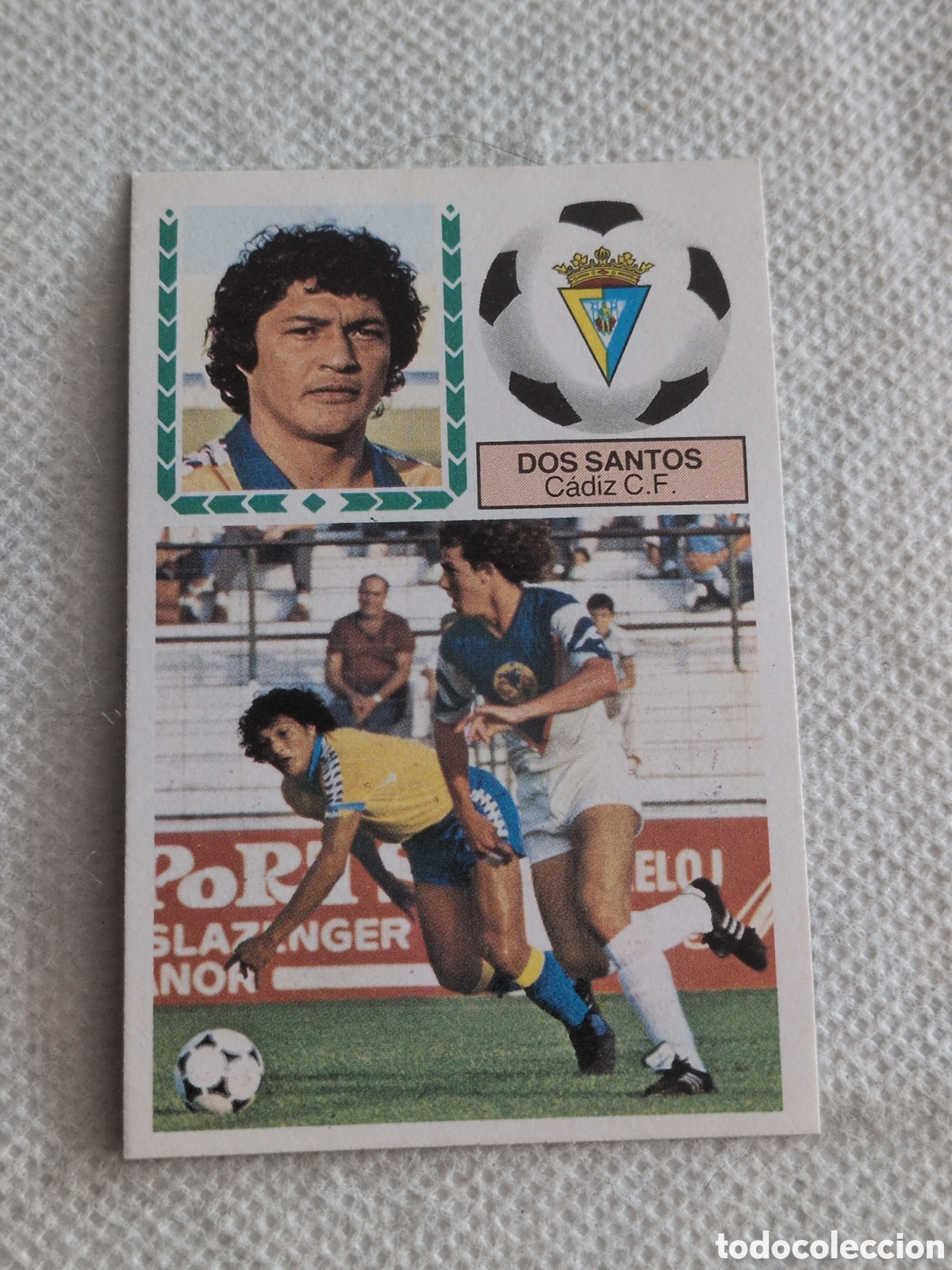 Figurine di Calcio: CROMO LIGA ESTE 83 84 DOS SANTOS C&Aacute;DIZ. MUY DIF&Iacute;CIL. NUEVO SIN PEGAR NUNCA PEGADO